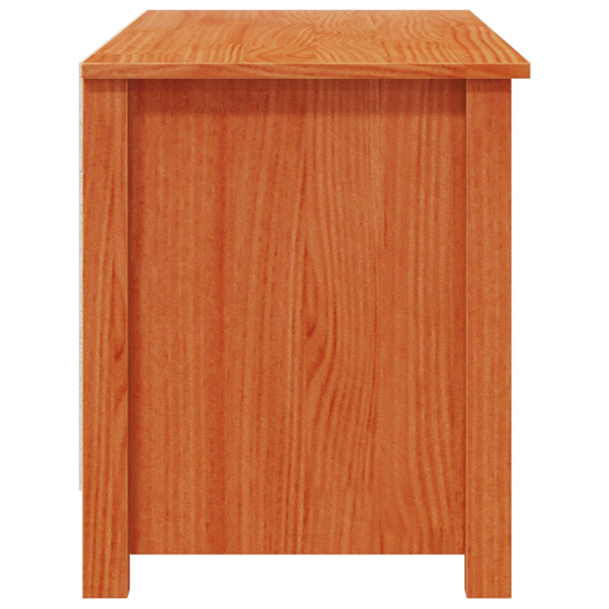Sko skab VoksBrun 110 x 38 x 45,5 cm Massivt fyrretræ