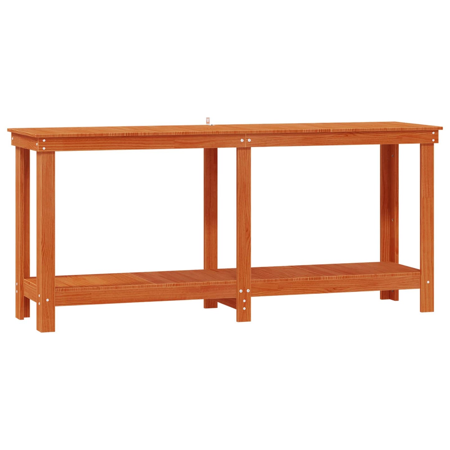 Arbejdsbænk VoksBrun 180 x 50 x 80 cm Massivt fyrretræ