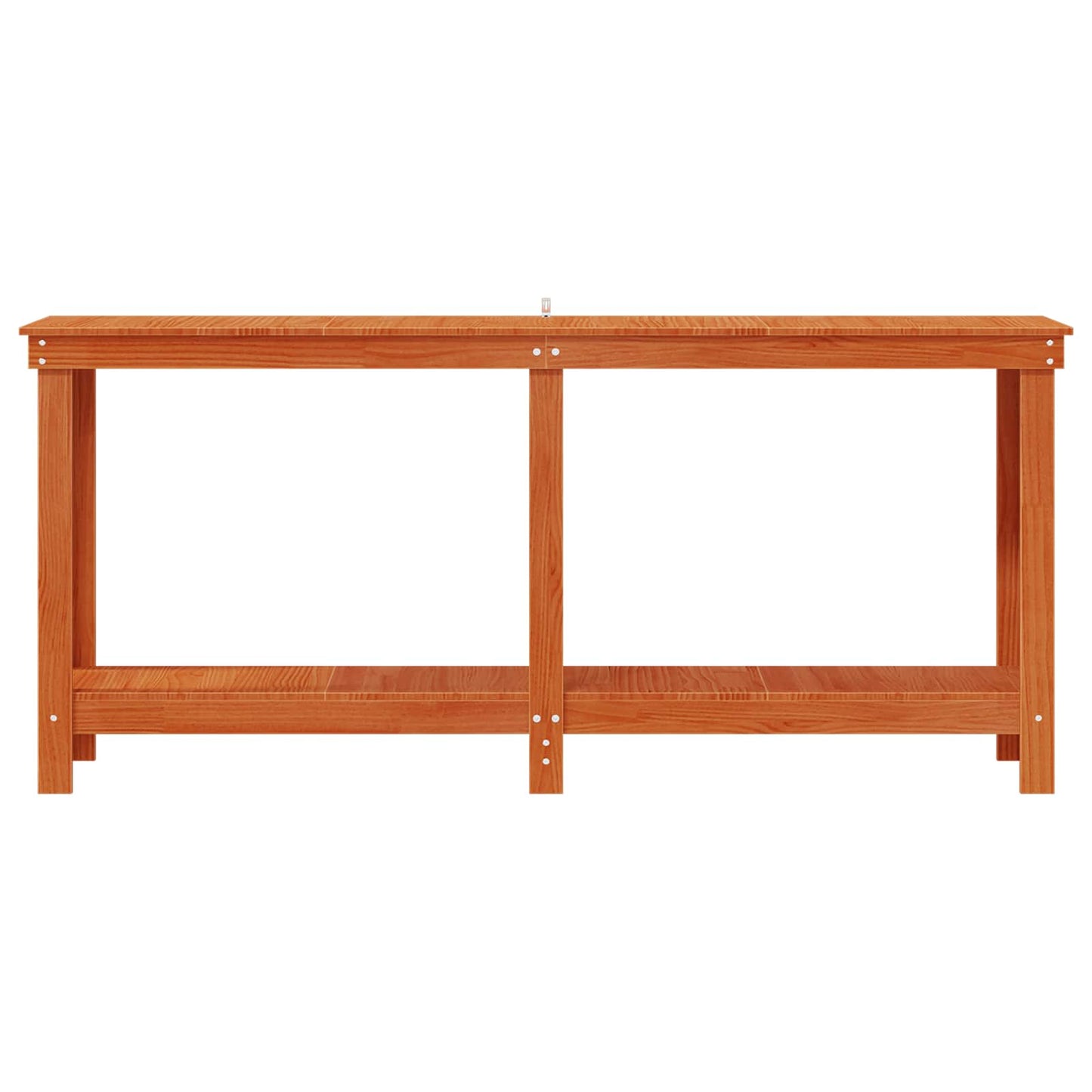 Arbejdsbænk VoksBrun 180 x 50 x 80 cm Massivt fyrretræ
