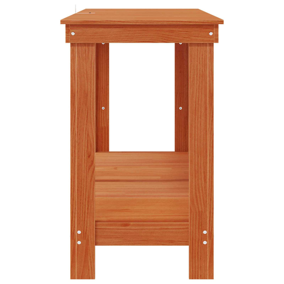 Arbejdsbænk VoksBrun 180 x 50 x 80 cm Massivt fyrretræ