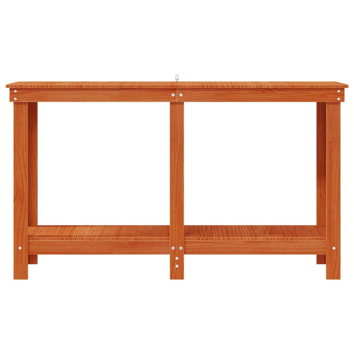Arbejdsbænk VoksBrun 140 x 50 x 80 cm Massivt fyrretræ