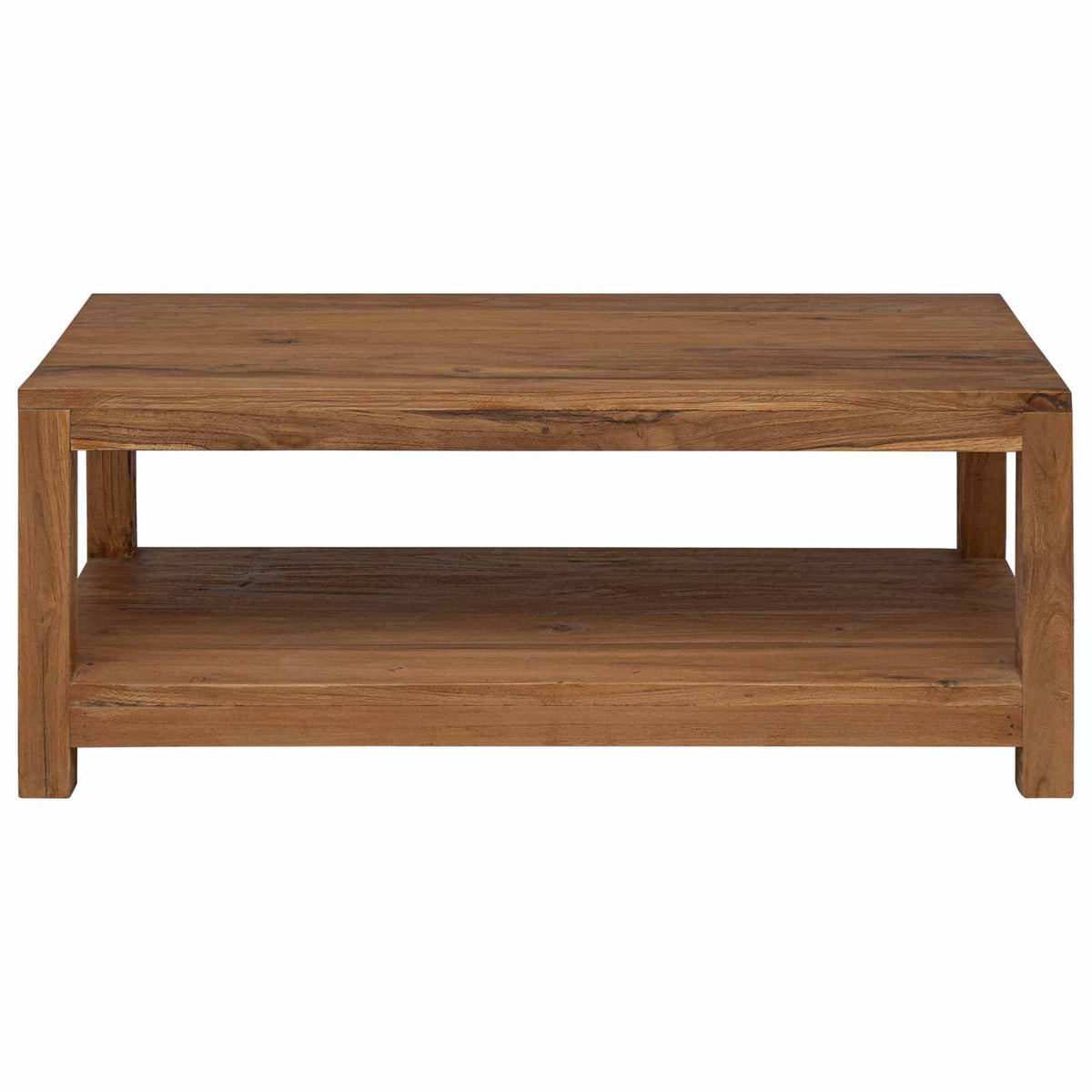 Sofabord Naturfarvet 100 x 50 x 40 cm Massiv Teaktræ