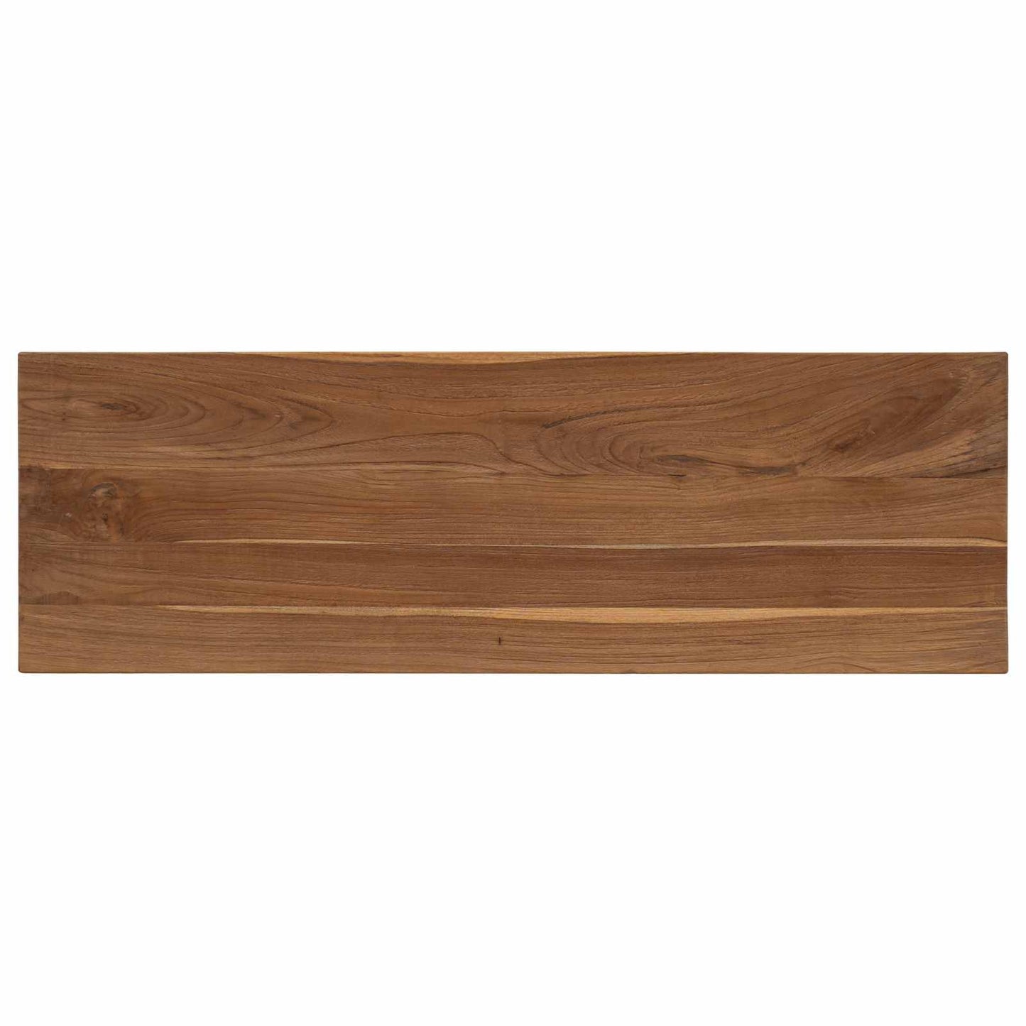 Konsolbord Naturfarvet 110 x 35 x 75 cm Massiv Teaktræ