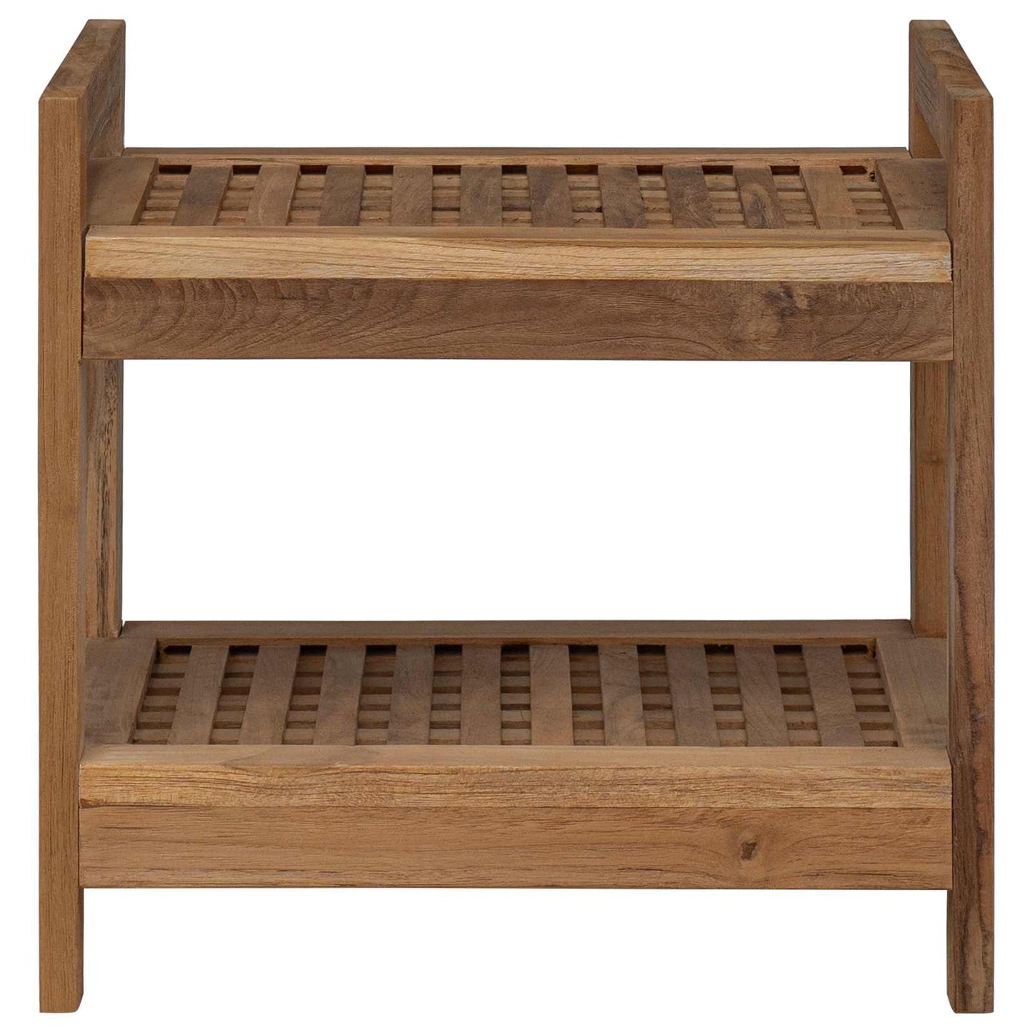 Badeværelseshylde Naturfarvet 45 x 30 x 45 cm Massiv Teaktræ