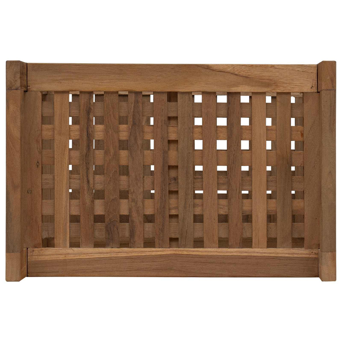 Badeværelseshylde Naturfarvet 45 x 30 x 45 cm Massiv Teaktræ