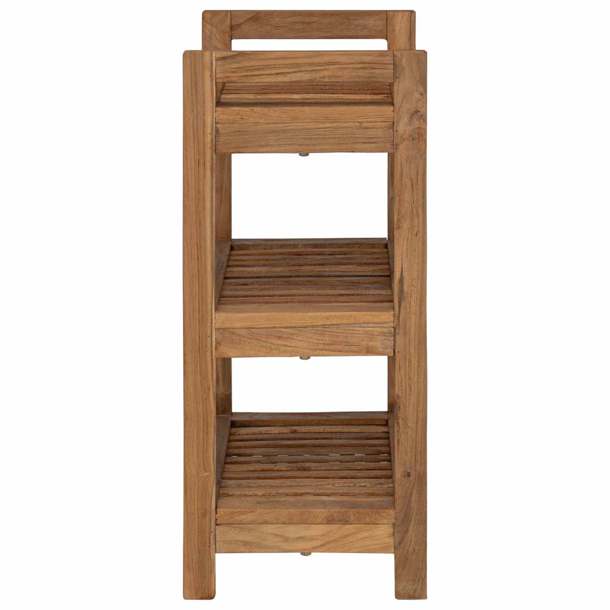 Badeværelseshylde Naturfarvet 45 x 30 x 71 cm Massiv Teaktræ