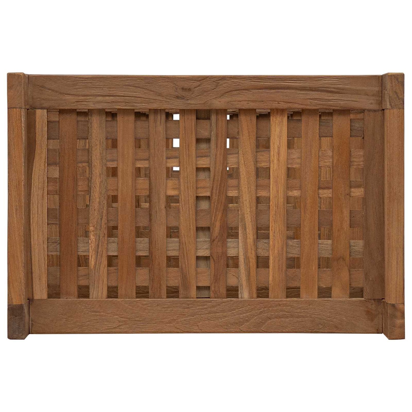 Badeværelseshylde Naturfarvet 45 x 30 x 97 cm Massiv Teaktræ