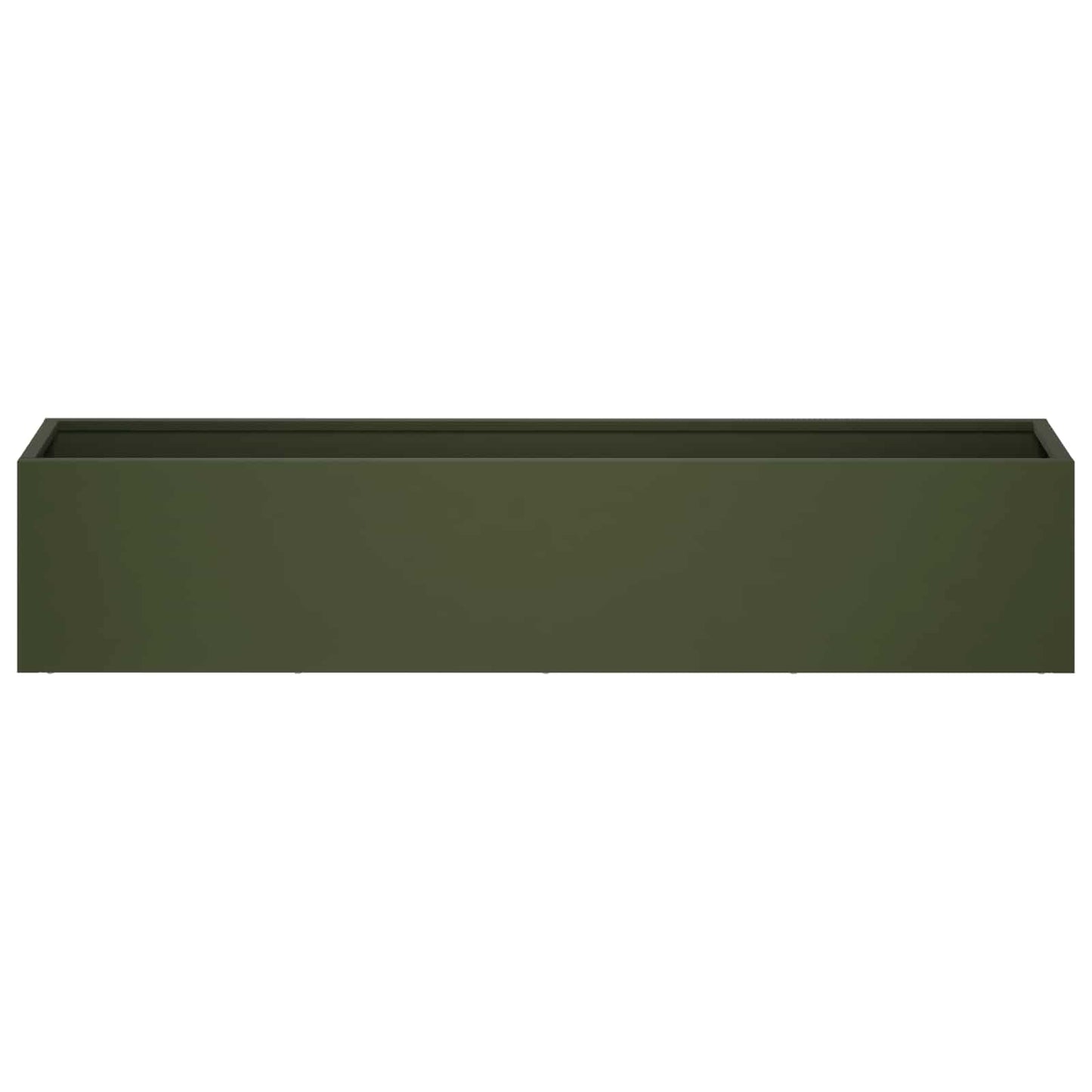 Have Blomsterkrukke Olivengrøn 100 x 20 x 20 cm Koldvalset stål