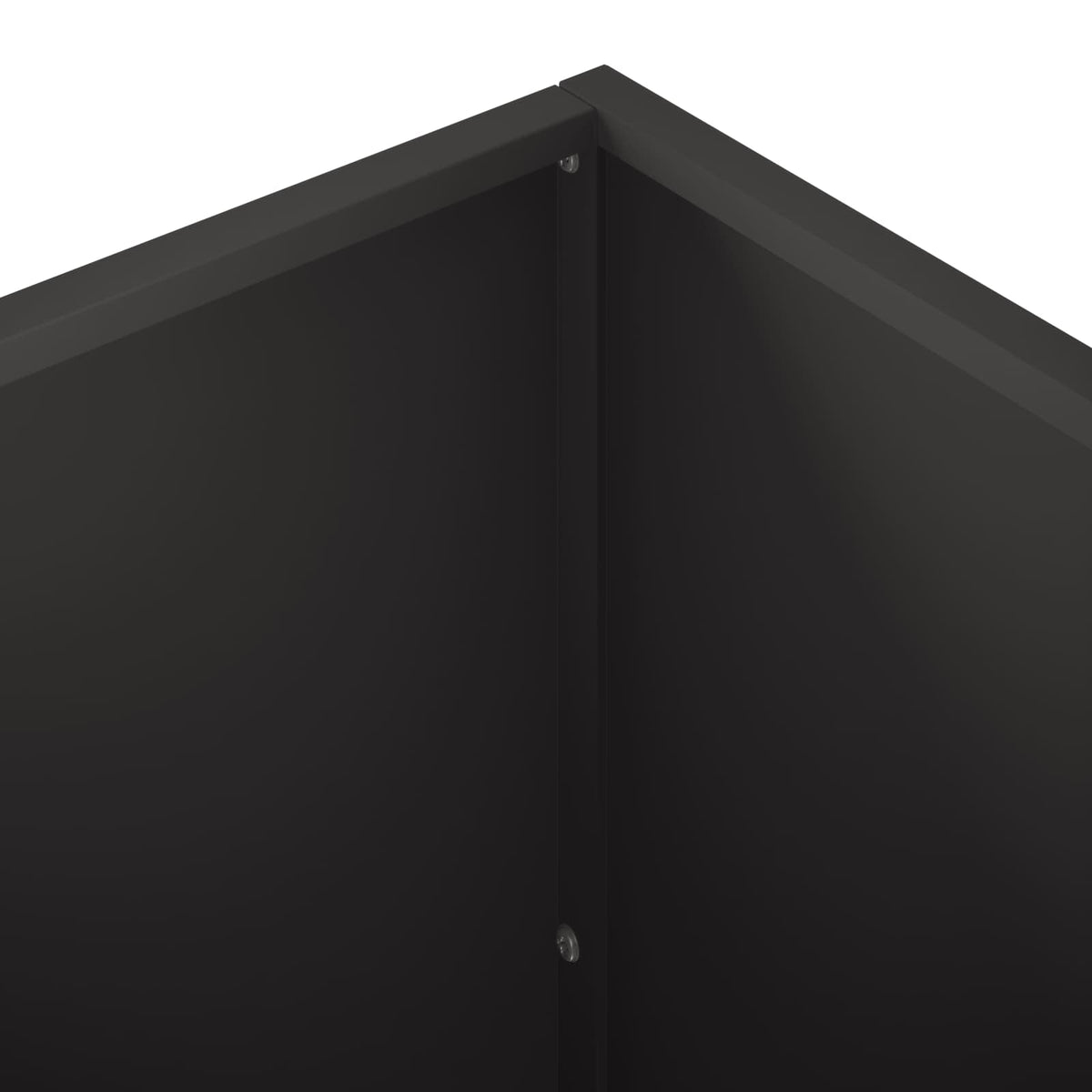 Have Blomsterkrukke 2 stk. Sort 80 x 40 x 40 cm Koldvalset stål