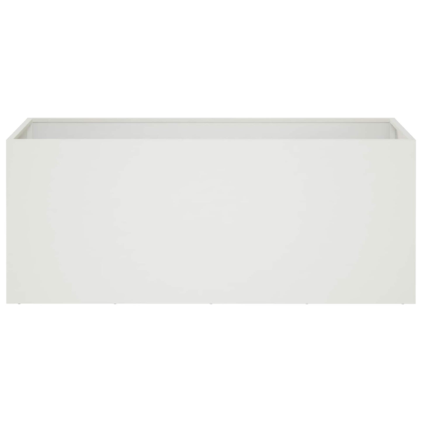 Have Blomsterkrukke Hvid 100 x 40 x 40 cm Koldvalset stål