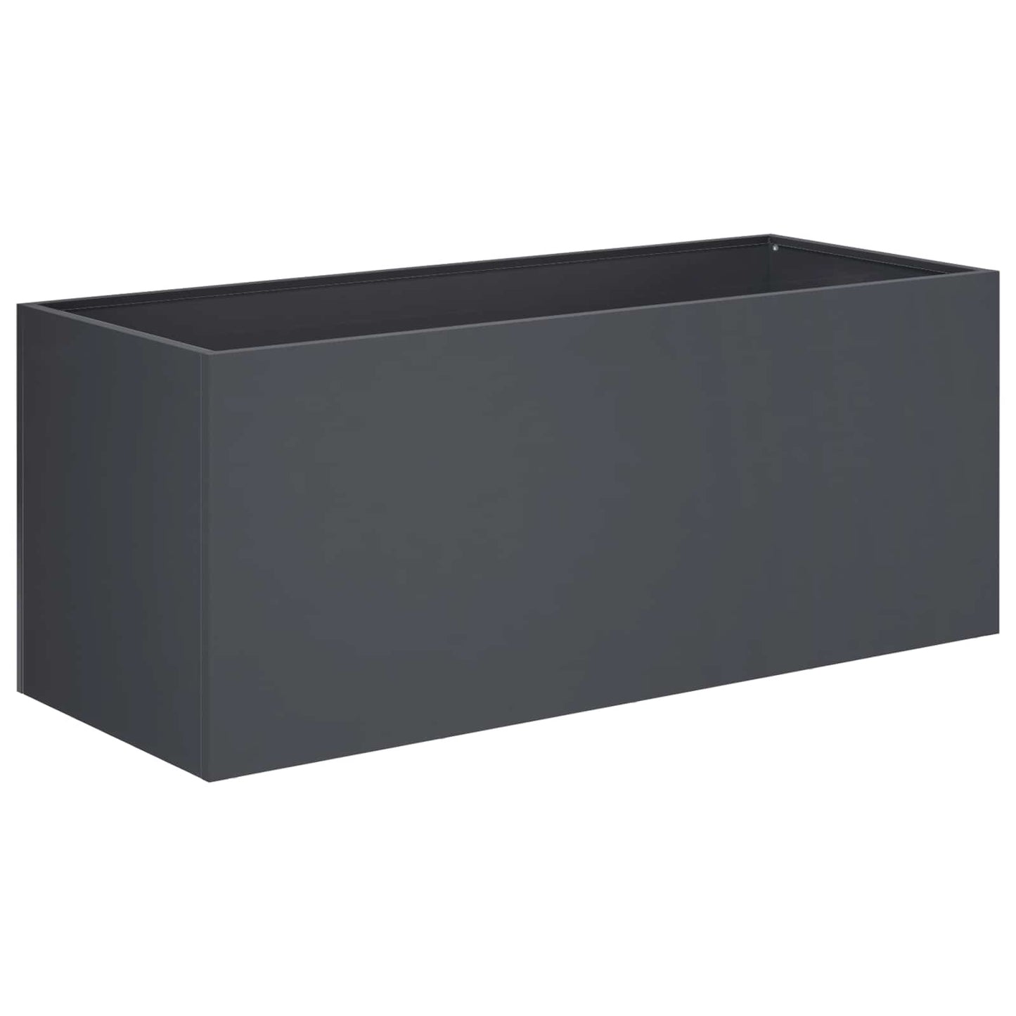 Have Blomsterkrukke 2 stk. Antracit 100 x 40 x 40 cm