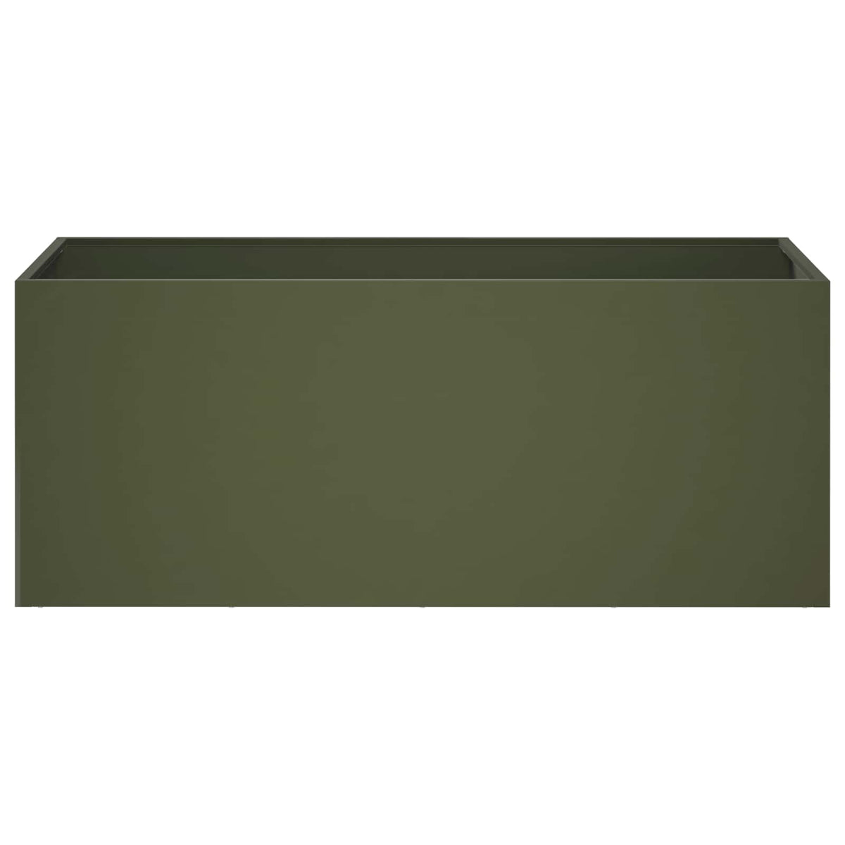 Have Blomsterkrukke Olivengrøn 100 x 40 x 40 cm Koldvalset stål