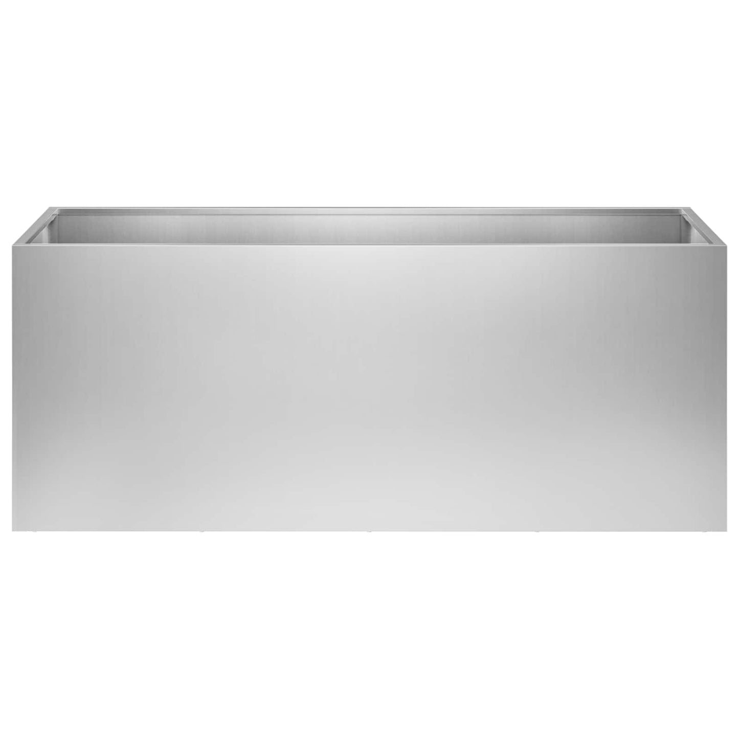 Have Blomsterkrukke Sølv 100 x 40 x 40 cm Galvaniseret stål