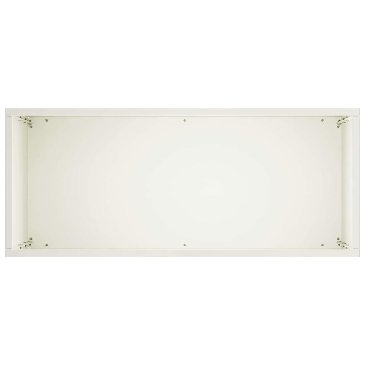 Have Blomsterkrukke 2 stk. Hvid 40 x 20 x 75 cm Koldvalset stål