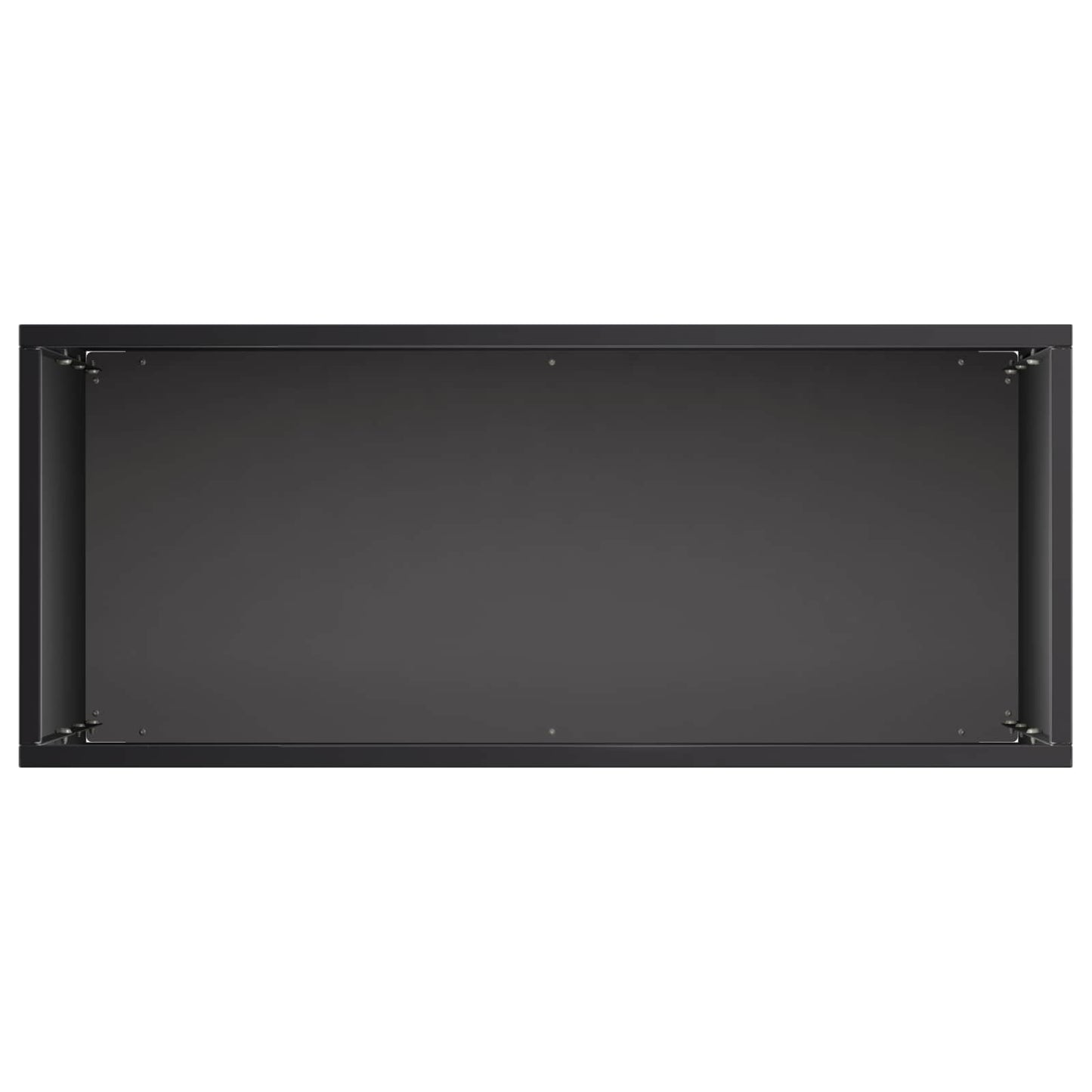 Have Blomsterkrukke 2 stk. Sort 50 x 20 x 75 cm Koldvalset stål