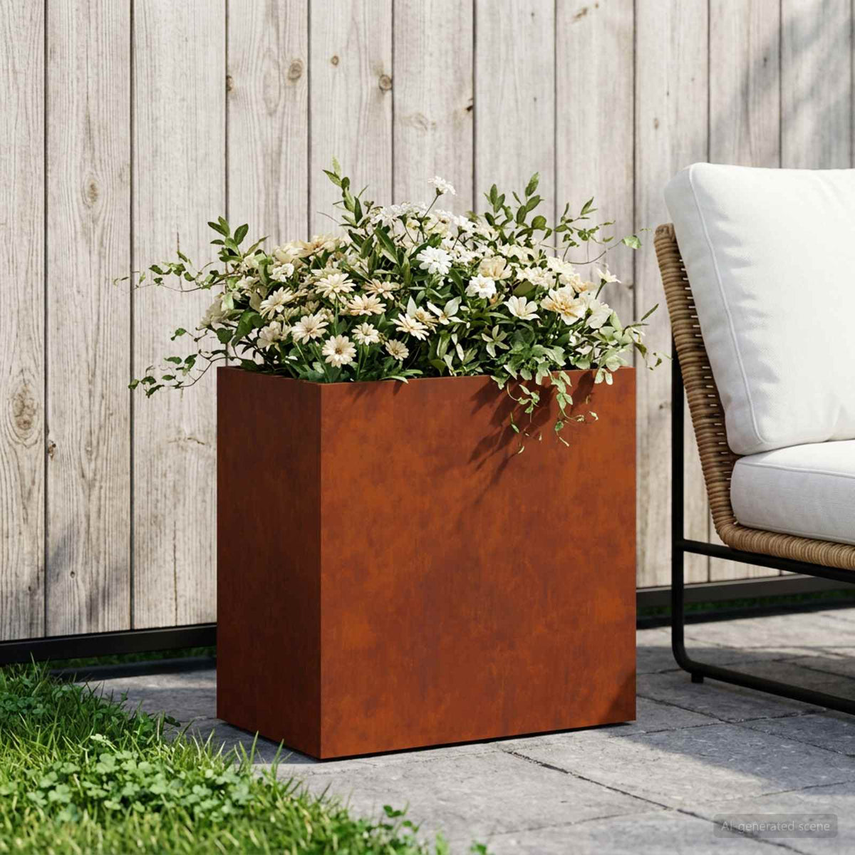 Have Blomsterkrukke Rusten 50 x 30 x 50 cm Cortenstål