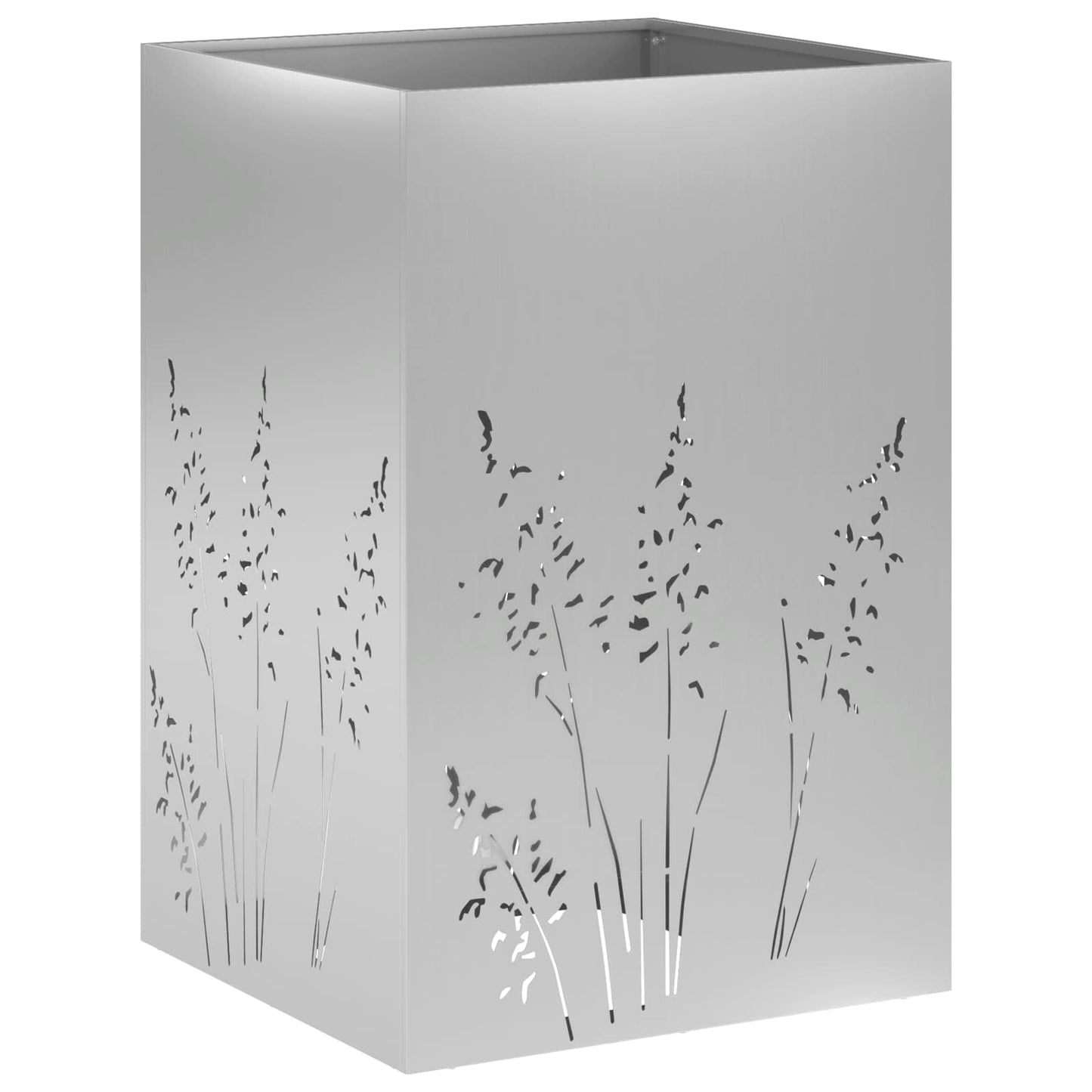 Have Blomsterkrukke 2 stk. Sølv 50 x 50 x 75 cm