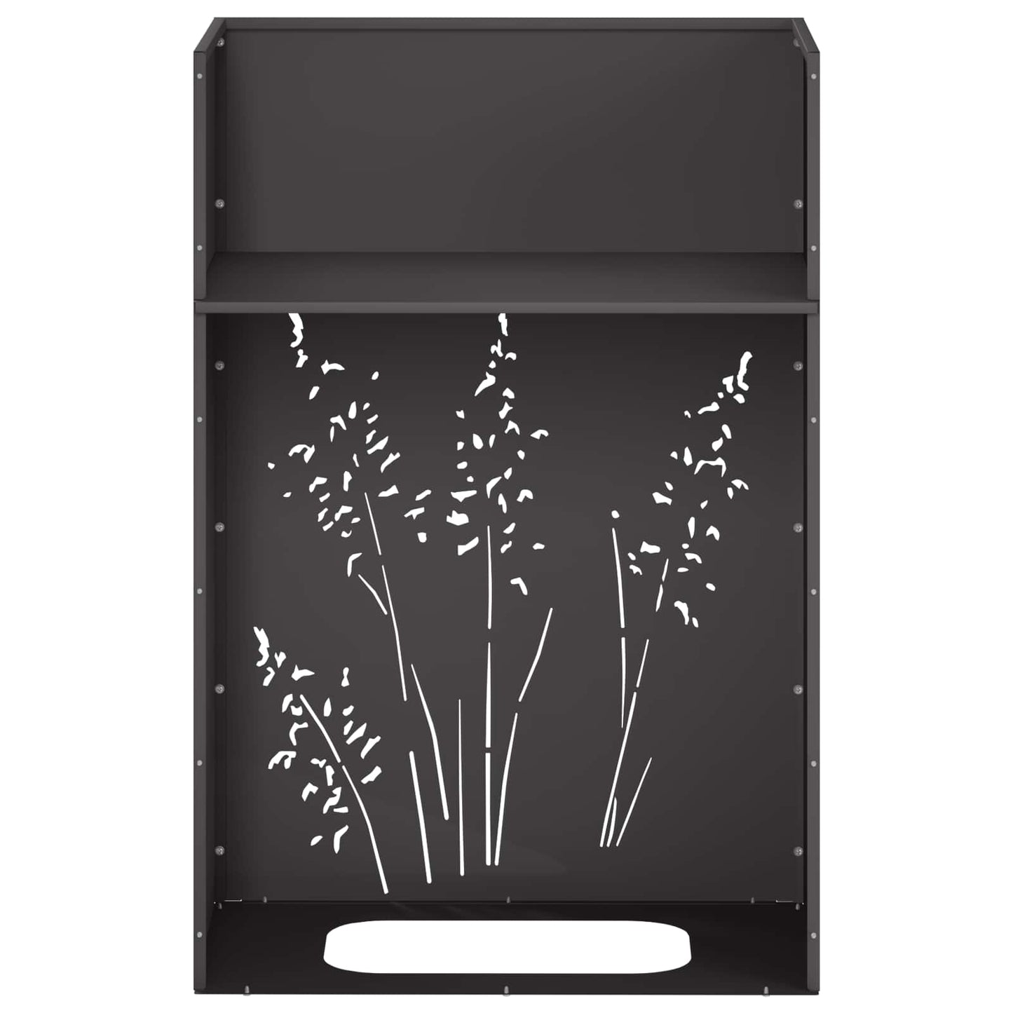 Have Blomsterkrukke Sort 50 x 30 x 75 cm Koldvalset stål