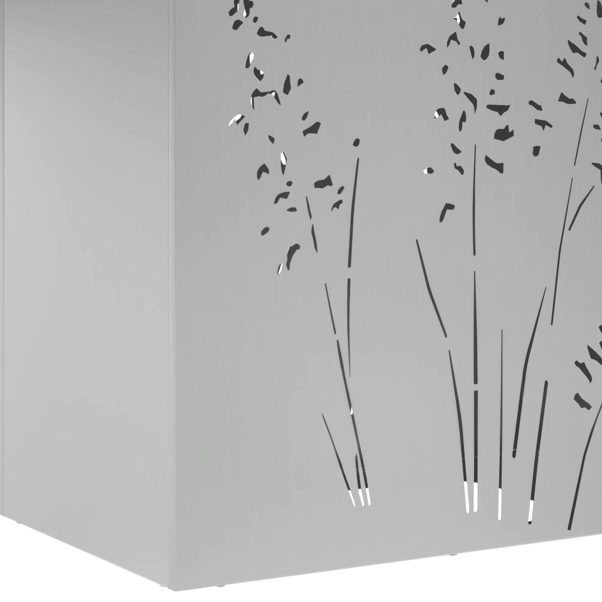 Have Blomsterkrukke 2 stk. Sølv 50 x 30 x 75 cm