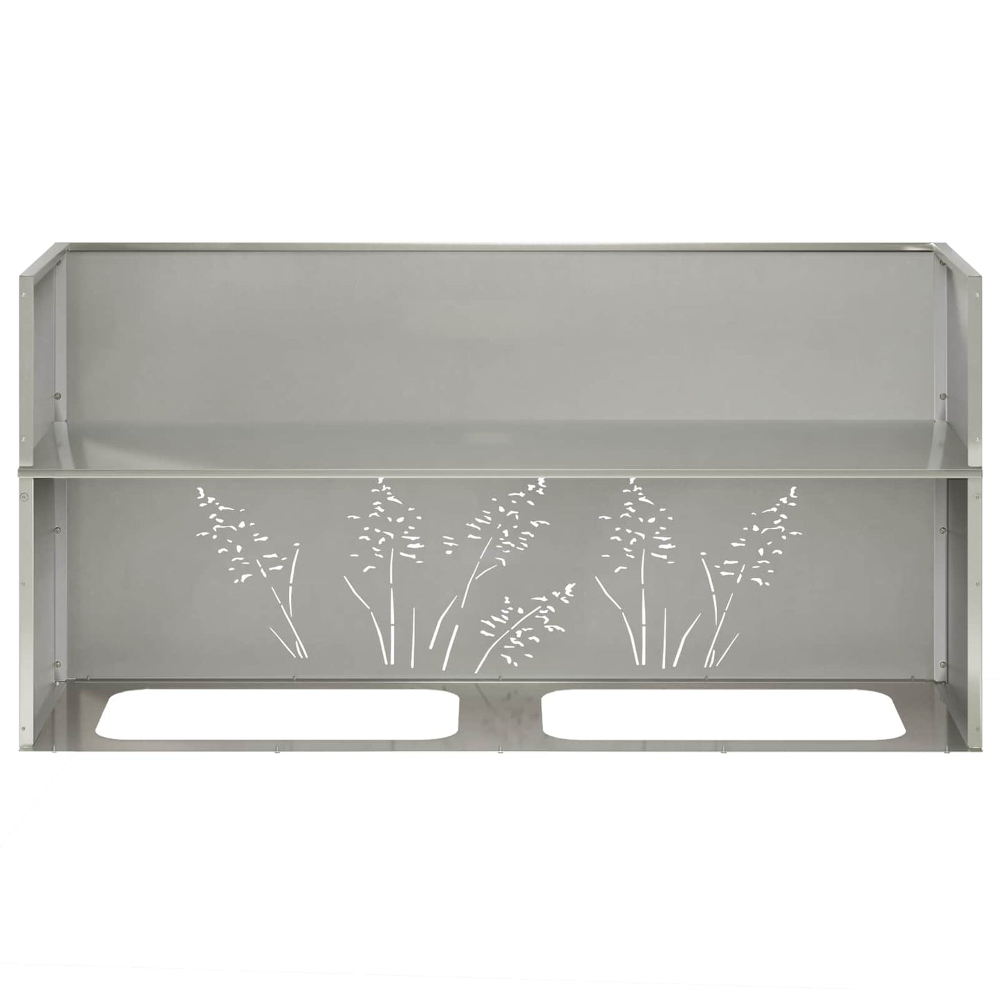 Have Blomsterkrukke Sølv 100 x 30 x 49 cm Rustfrit stål