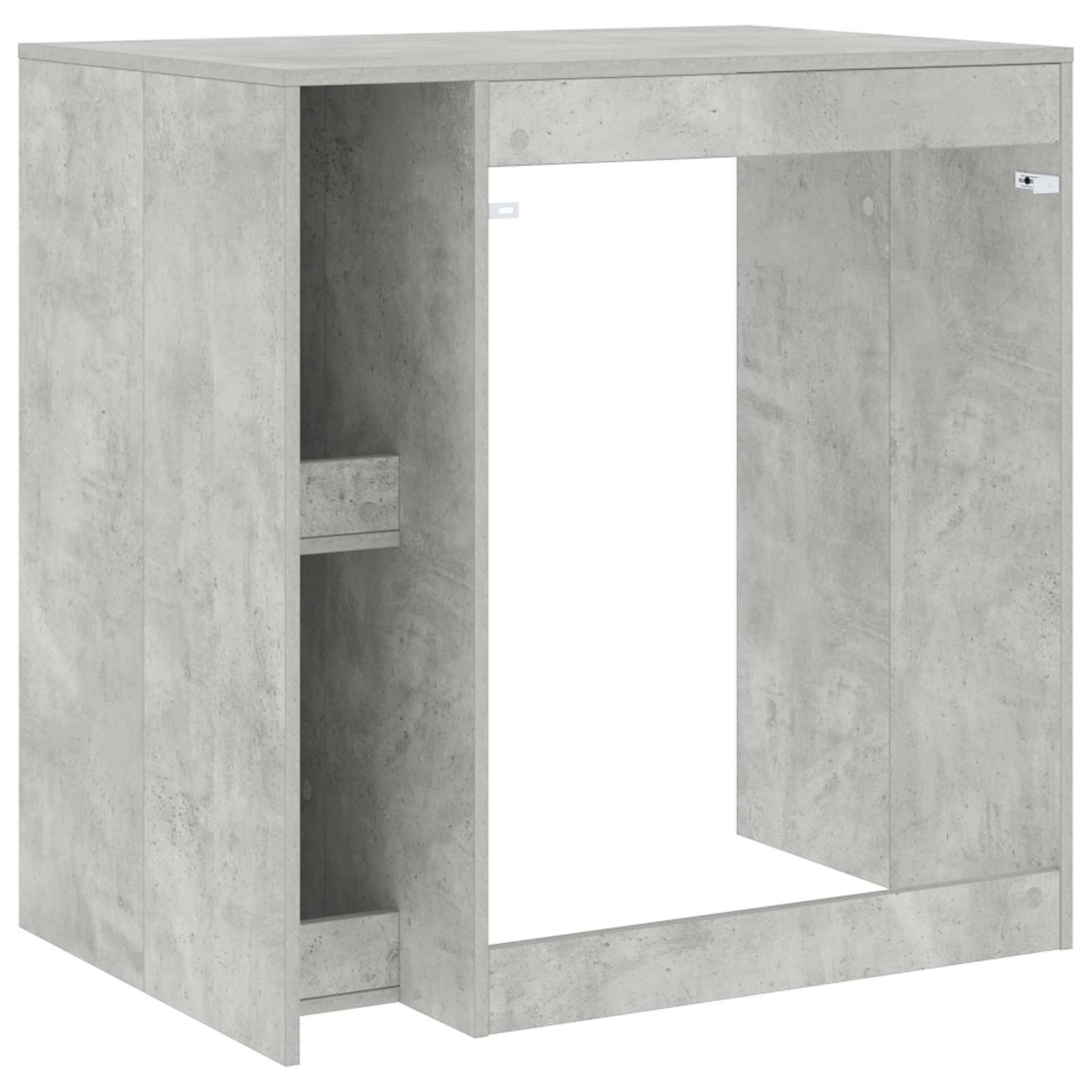 Vaskemaskine Skab Betongrå 87 x 60 x 89 cm Konstrueret træ