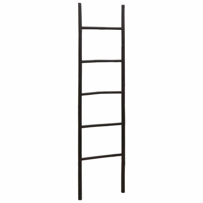 Tæppe Stige Sort 50 x 190 cm Bambus