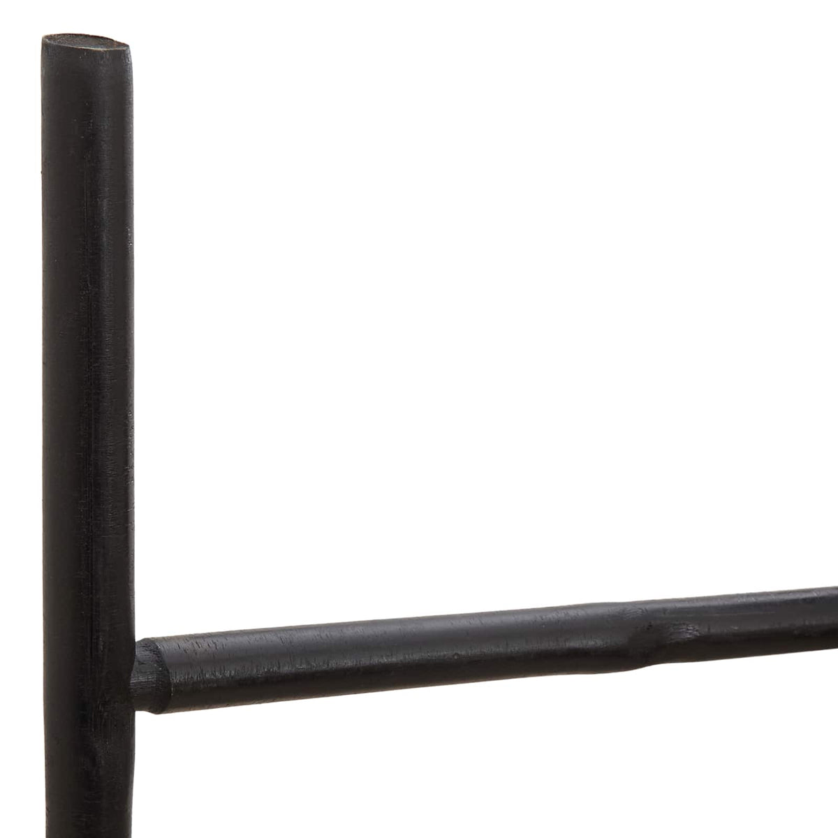 Tæppe Stige Sort 40 x 150 cm Bambus