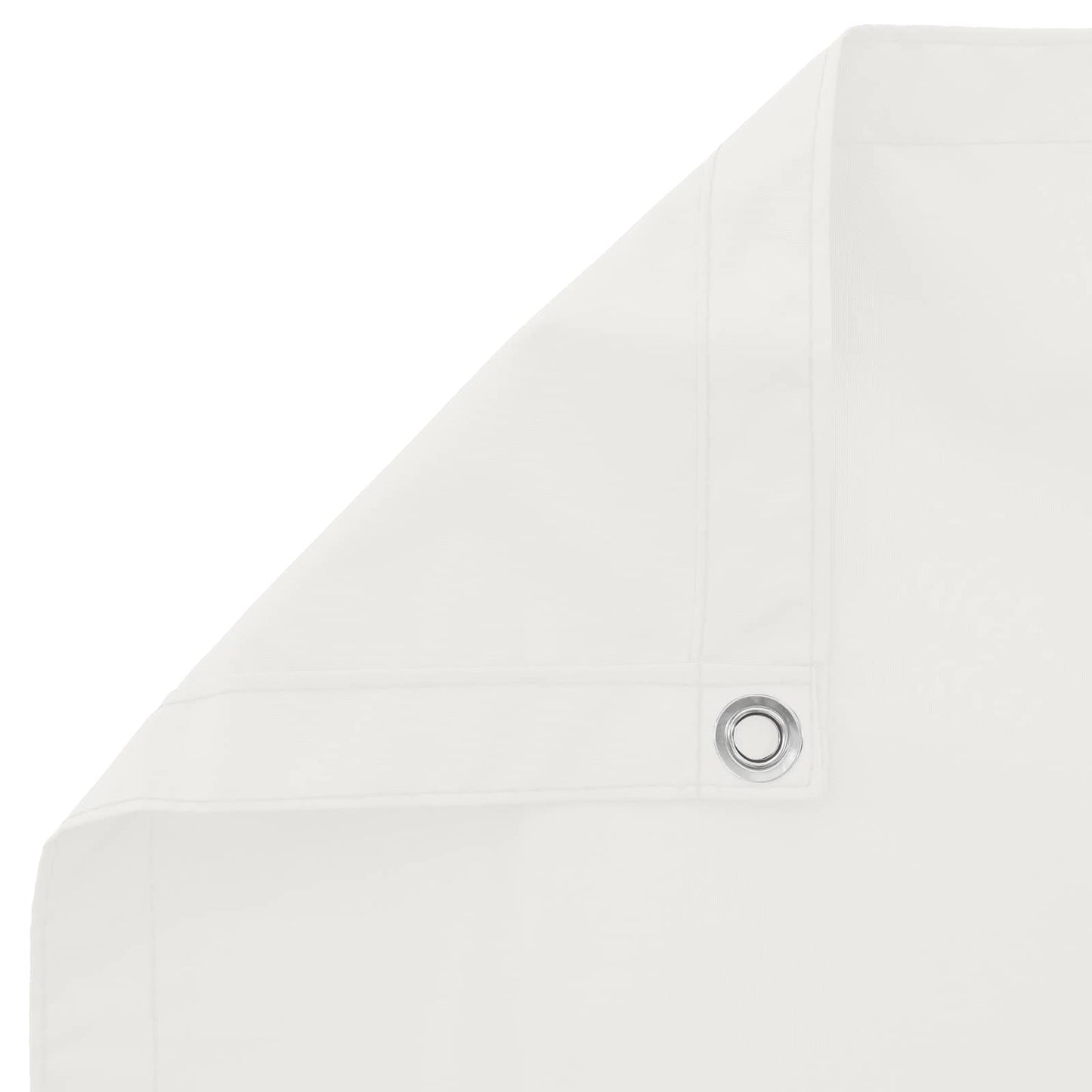 Altan Skærm 100 x 500 cm Oxford stof Rektangulær Hvid