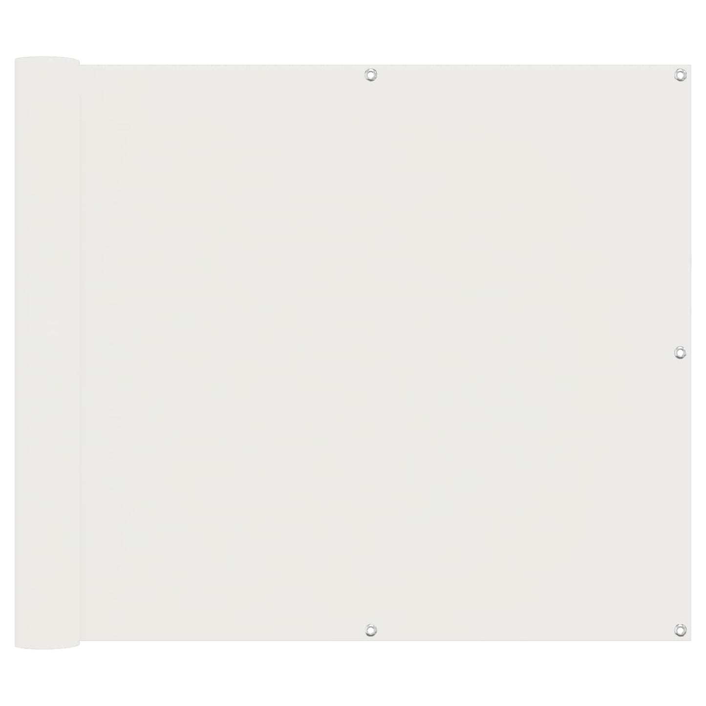Altan Skærm 100 x 500 cm Oxford stof Rektangulær Hvid