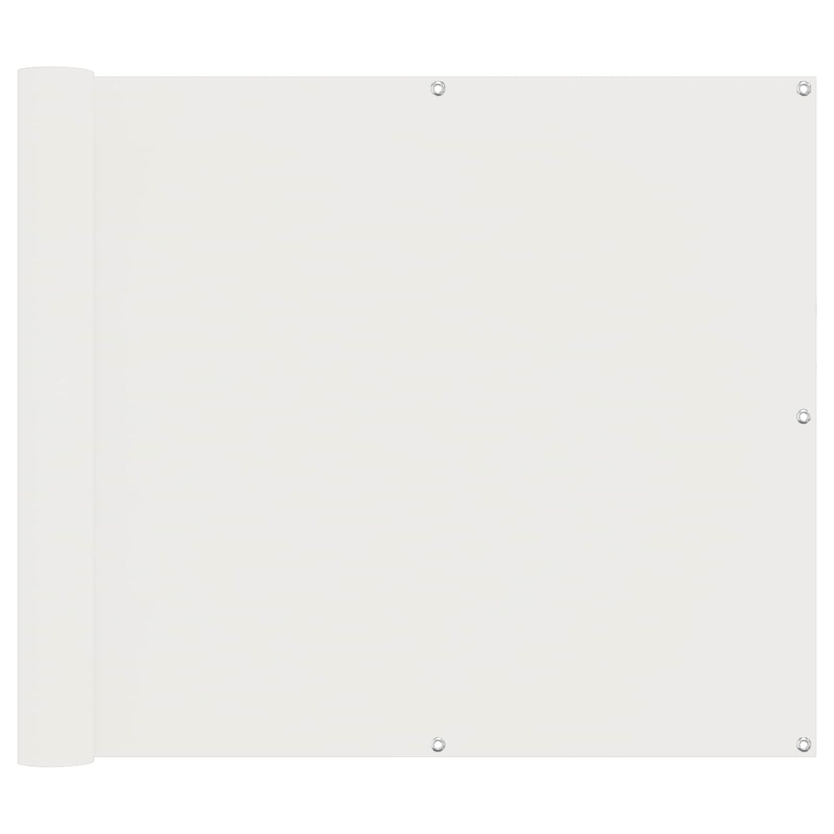 Altan Skærm 100 x 600 cm Oxford stof Rektangulær Hvid