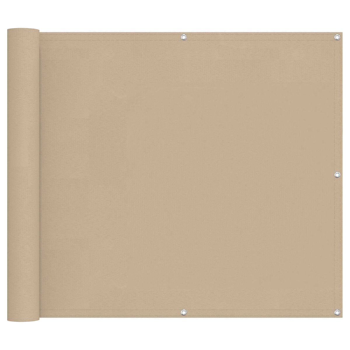 Altan Skærm 100 x 500 cm Oxford stof Rektangulær Beige