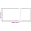 Altan Skærm 100 x 1000 cm Oxford stof Rektangulær Gul