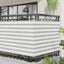 Altan Skærm 120 x 600 cm Oxford stof Rektangulær