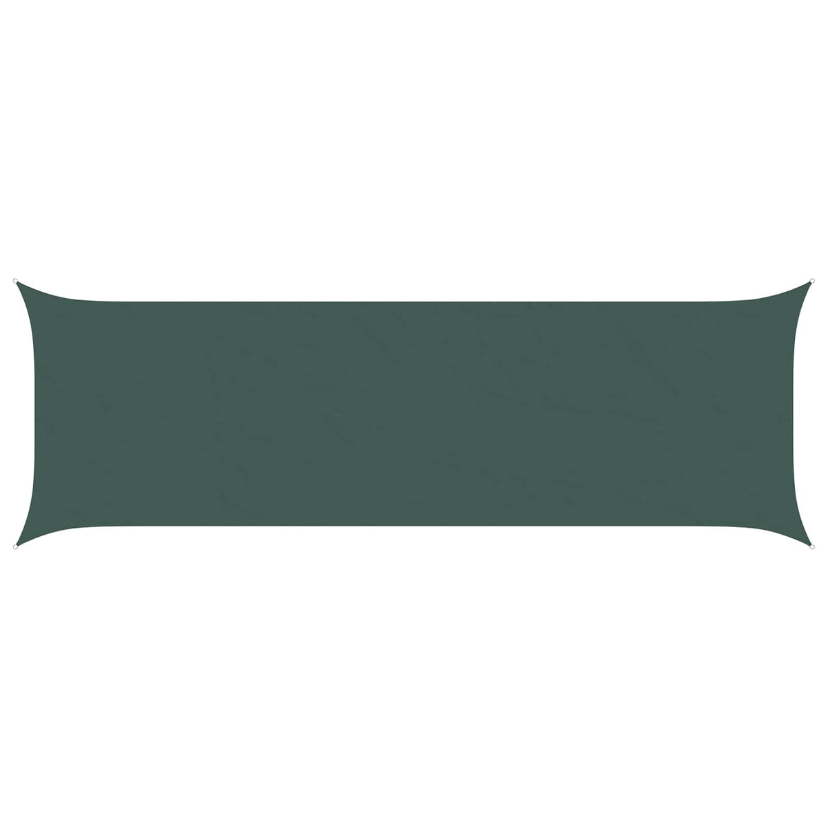 Solskygge sejl Mørkegrøn 2 x 6 m 100% polyester Oxford