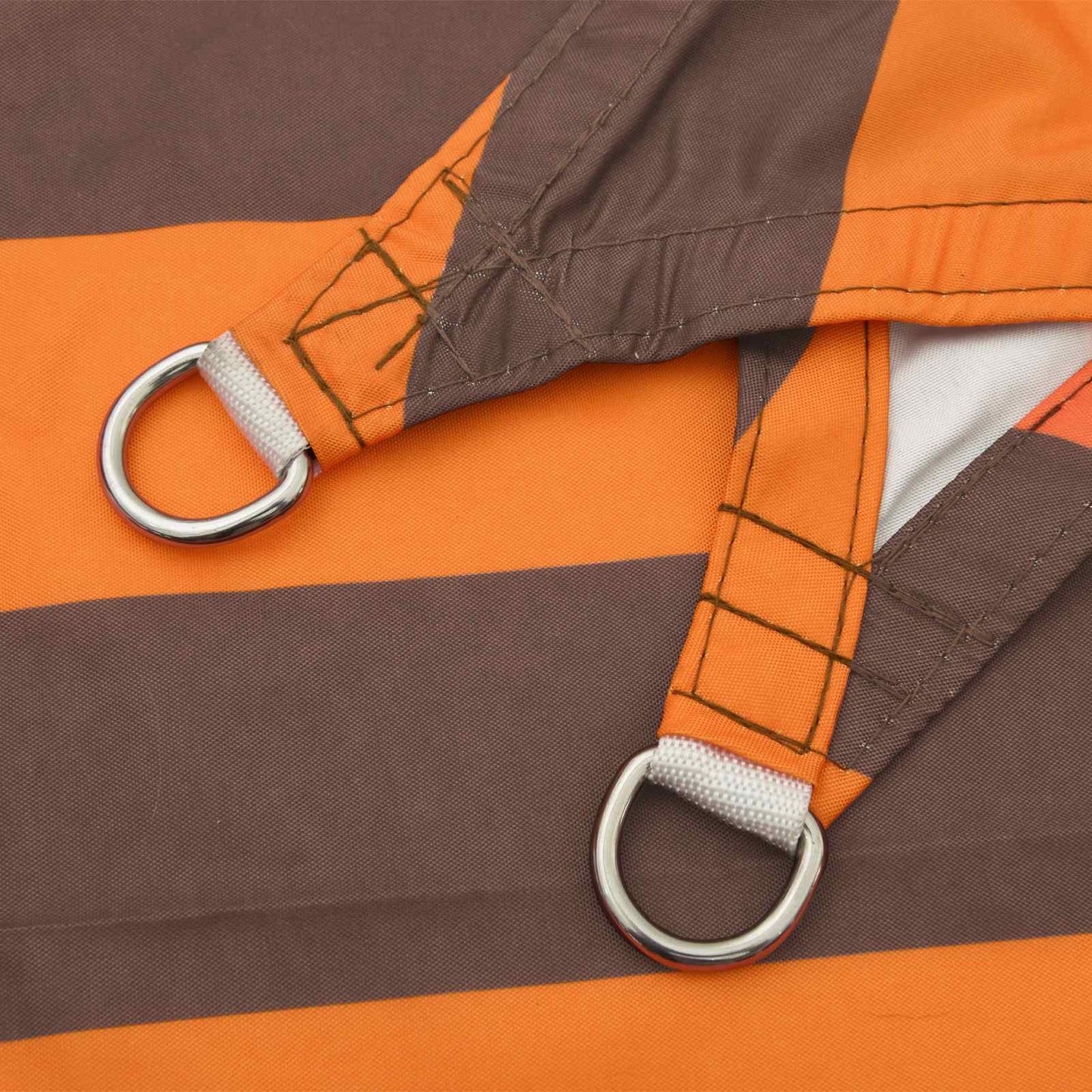Solskygge sejl Orange og Brun 2,5 x 3,5 m 100% polyester Oxford