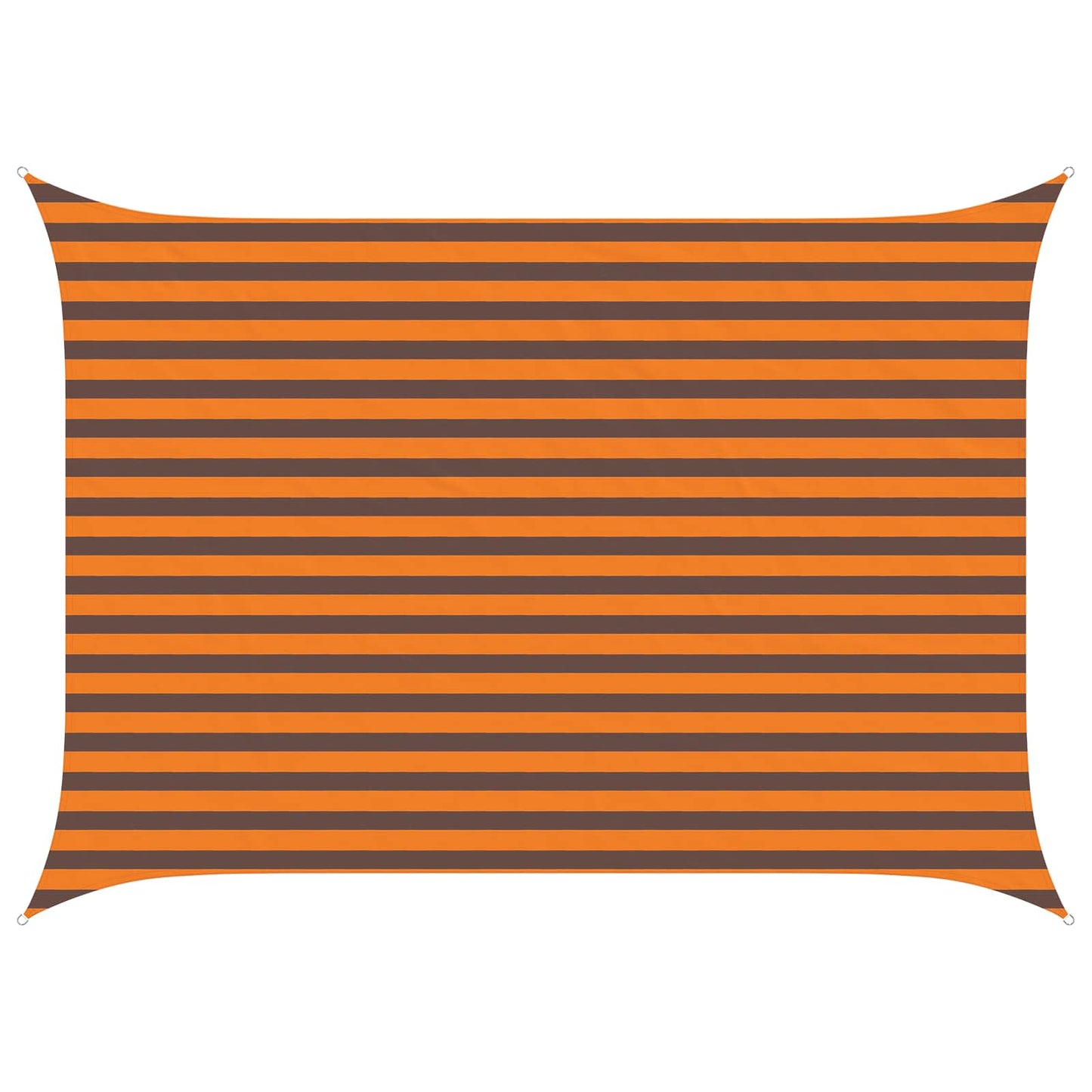 Solskygge sejl Orange og Brun 2,5 x 3,5 m 100% polyester Oxford
