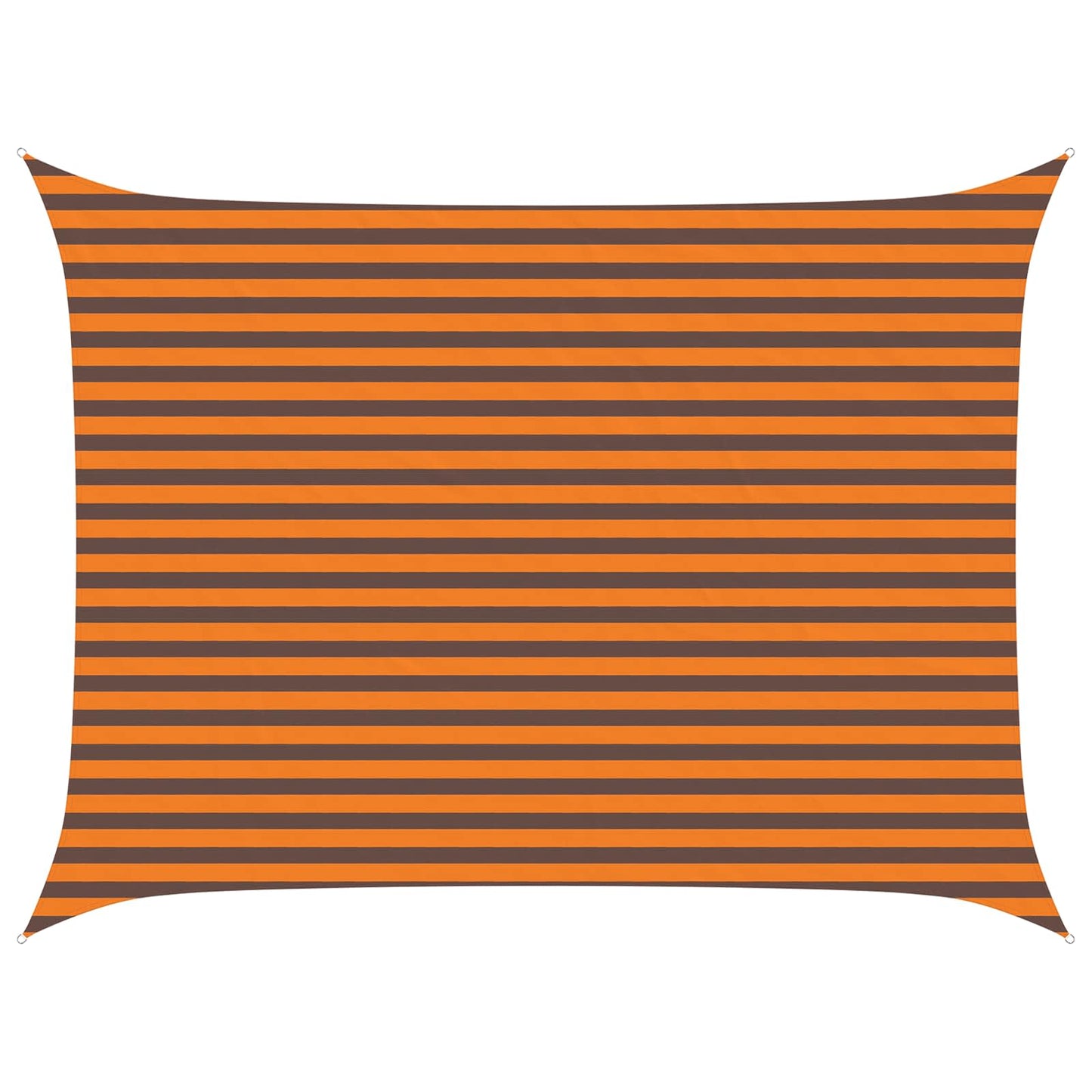 Solskygge sejl Orange og Brun 3 x 4 m 100% polyester Oxford