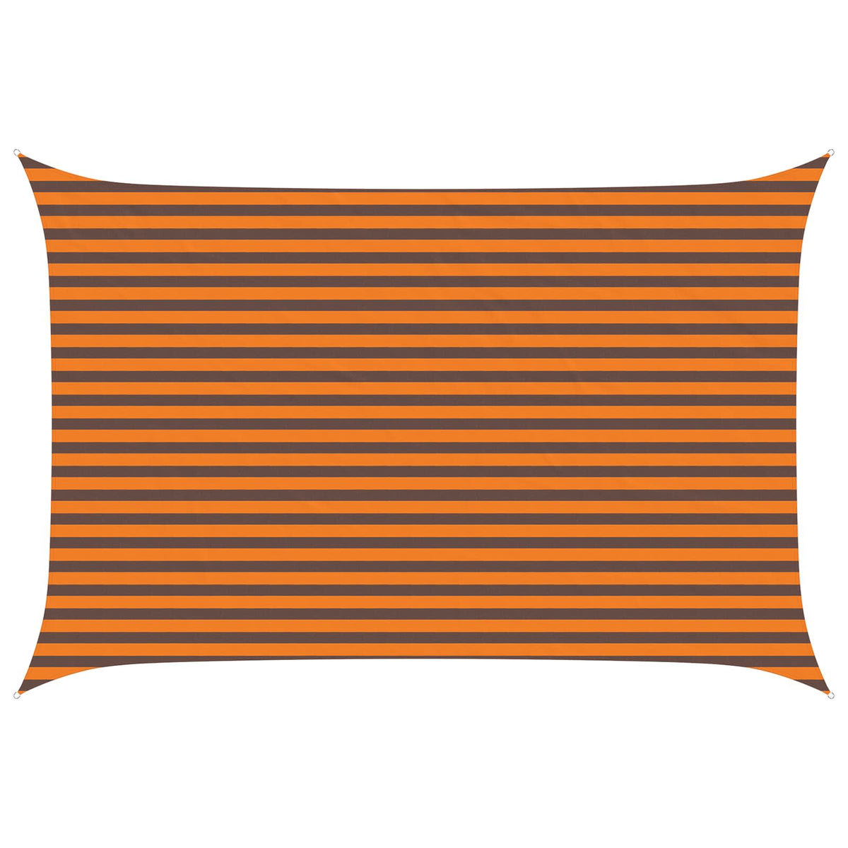 Solskygge sejl Orange og Brun 3 x 4,5 m 100% polyester Oxford