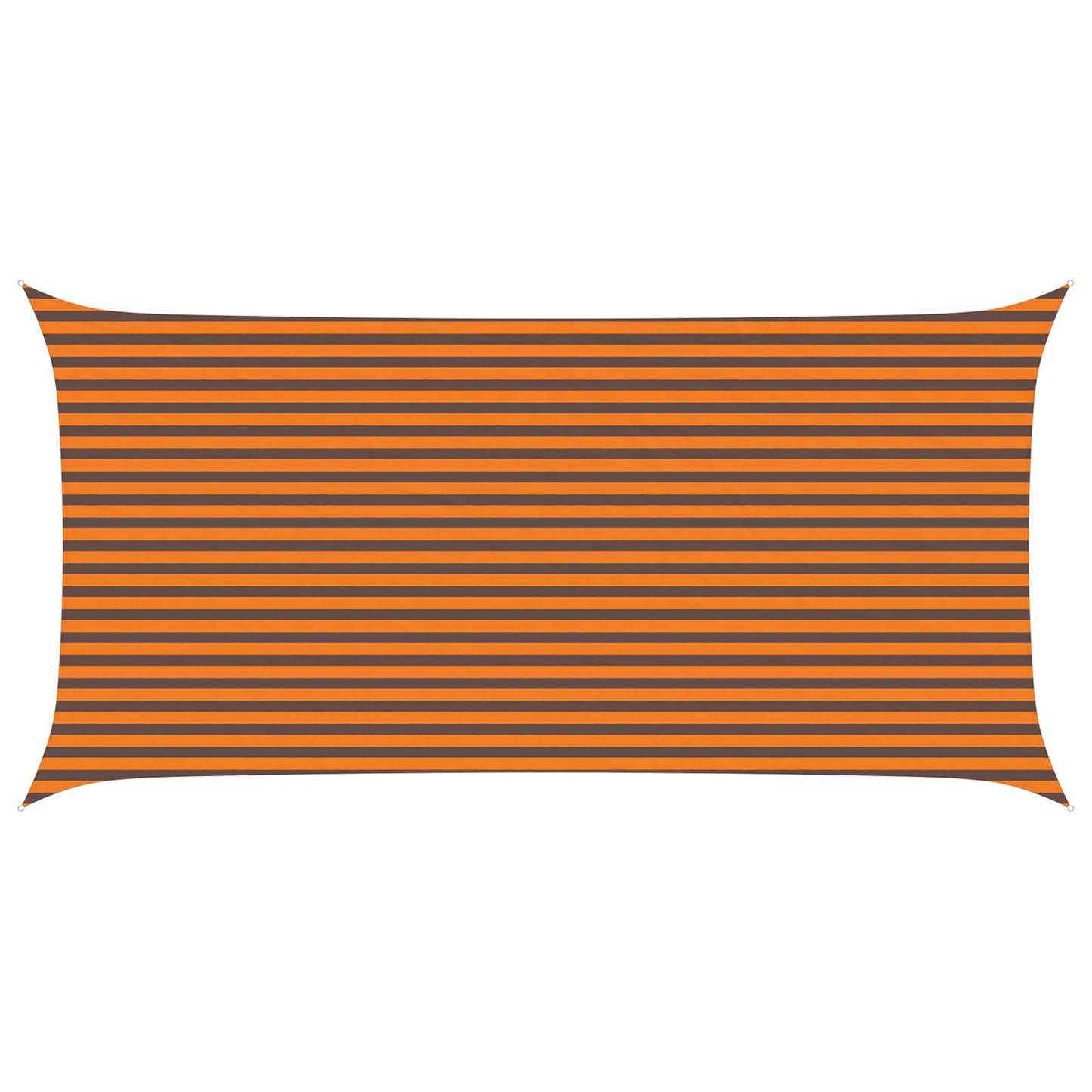 Solskygge sejl Orange og Brun 3 x 6 m 100% polyester Oxford