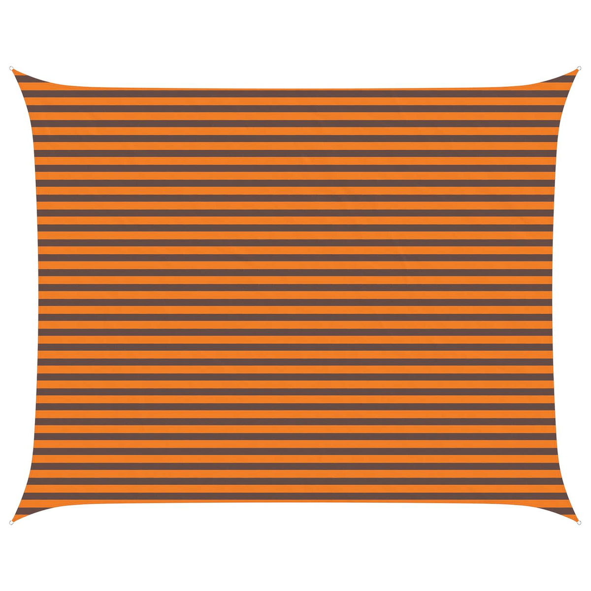 Solskygge sejl Orange og Brun 4 x 5 m 100% polyester Oxford