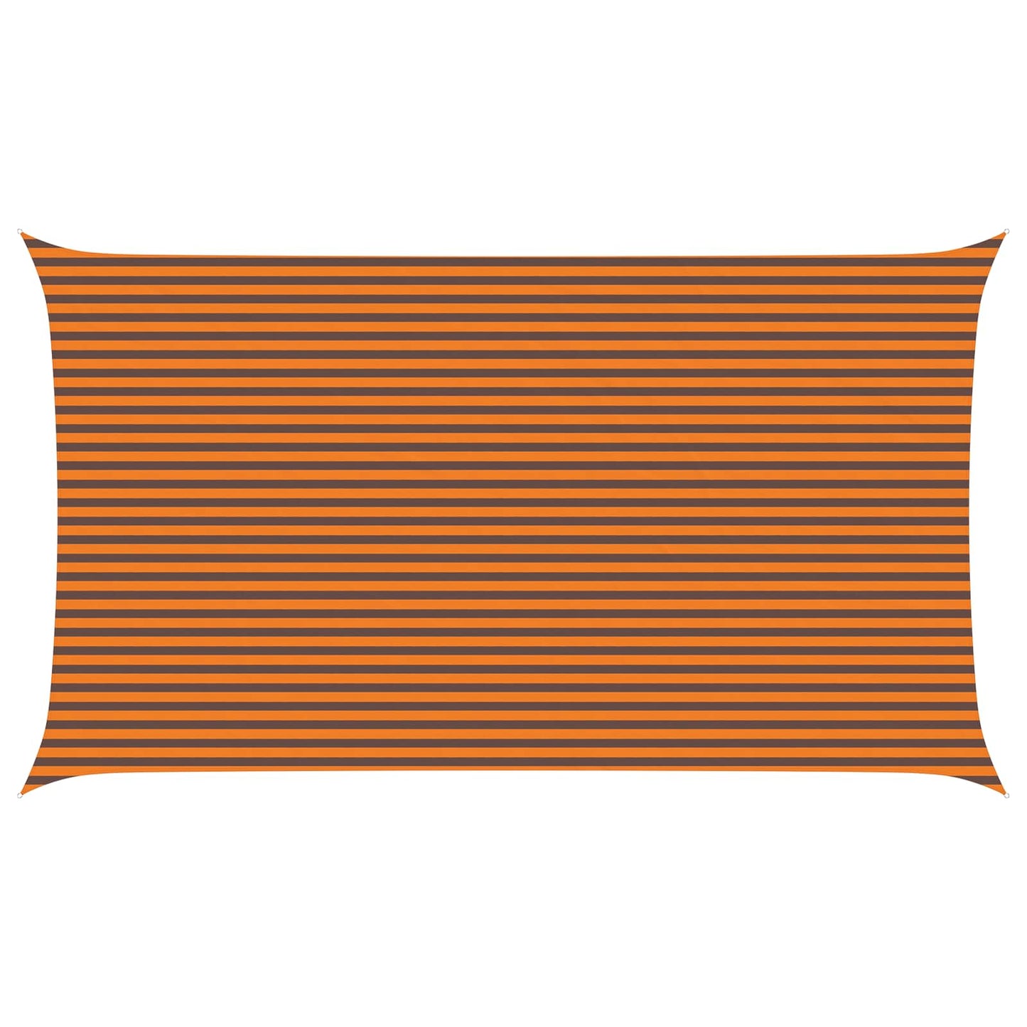 Solskygge sejl Orange og Brun 4 x 7 m 100% polyester Oxford