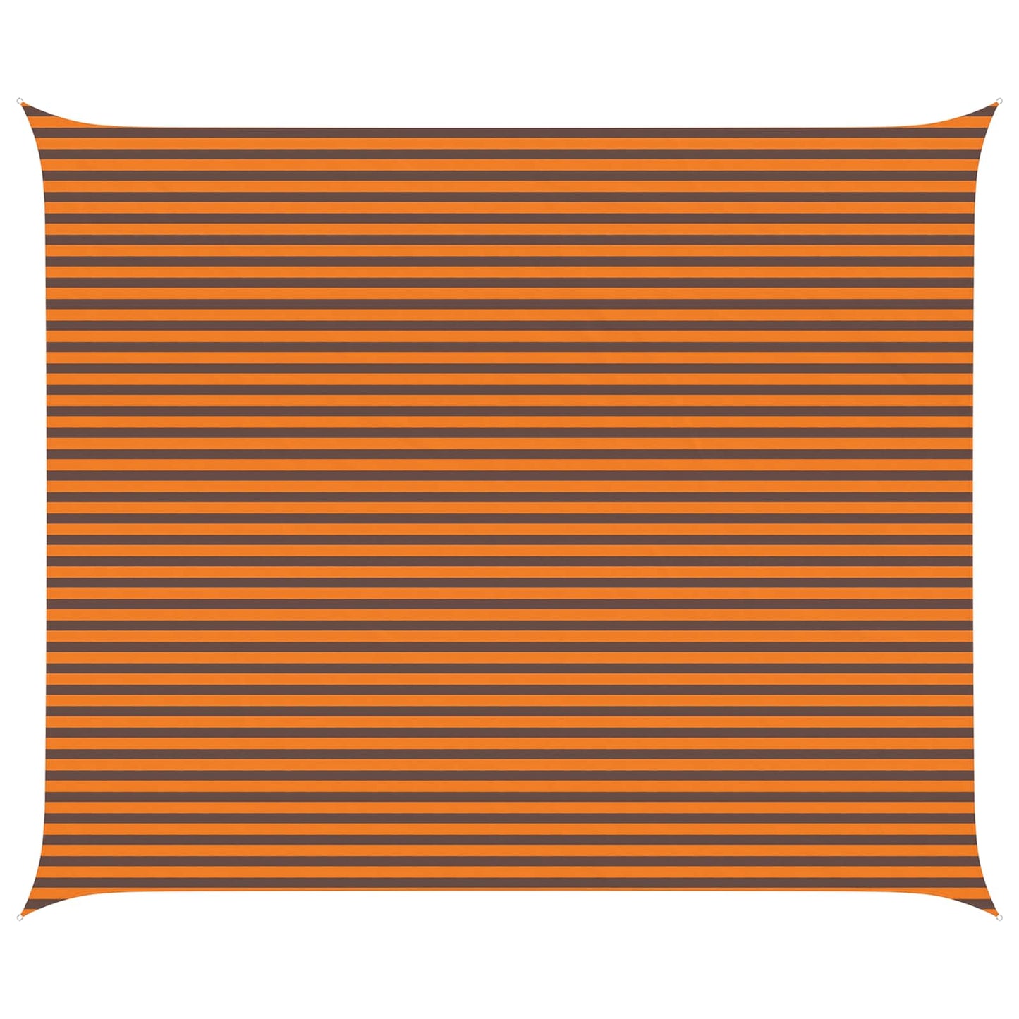 Solskygge sejl Orange og Brun 5 x 6 m 100% polyester Oxford