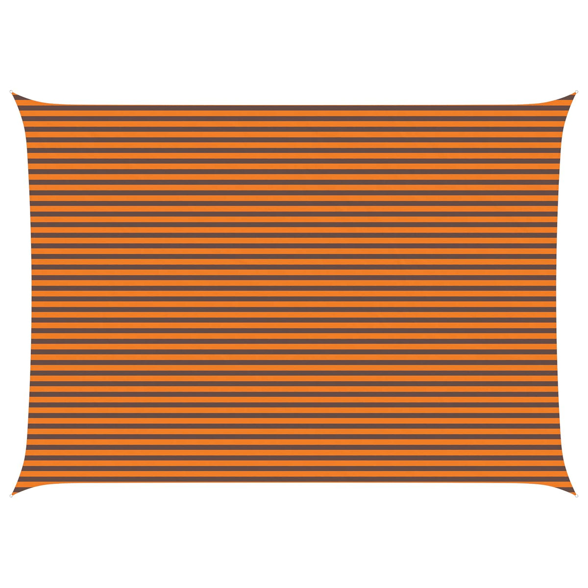 Solskygge sejl Orange og Brun 5 x 7 m 100% polyester Oxford