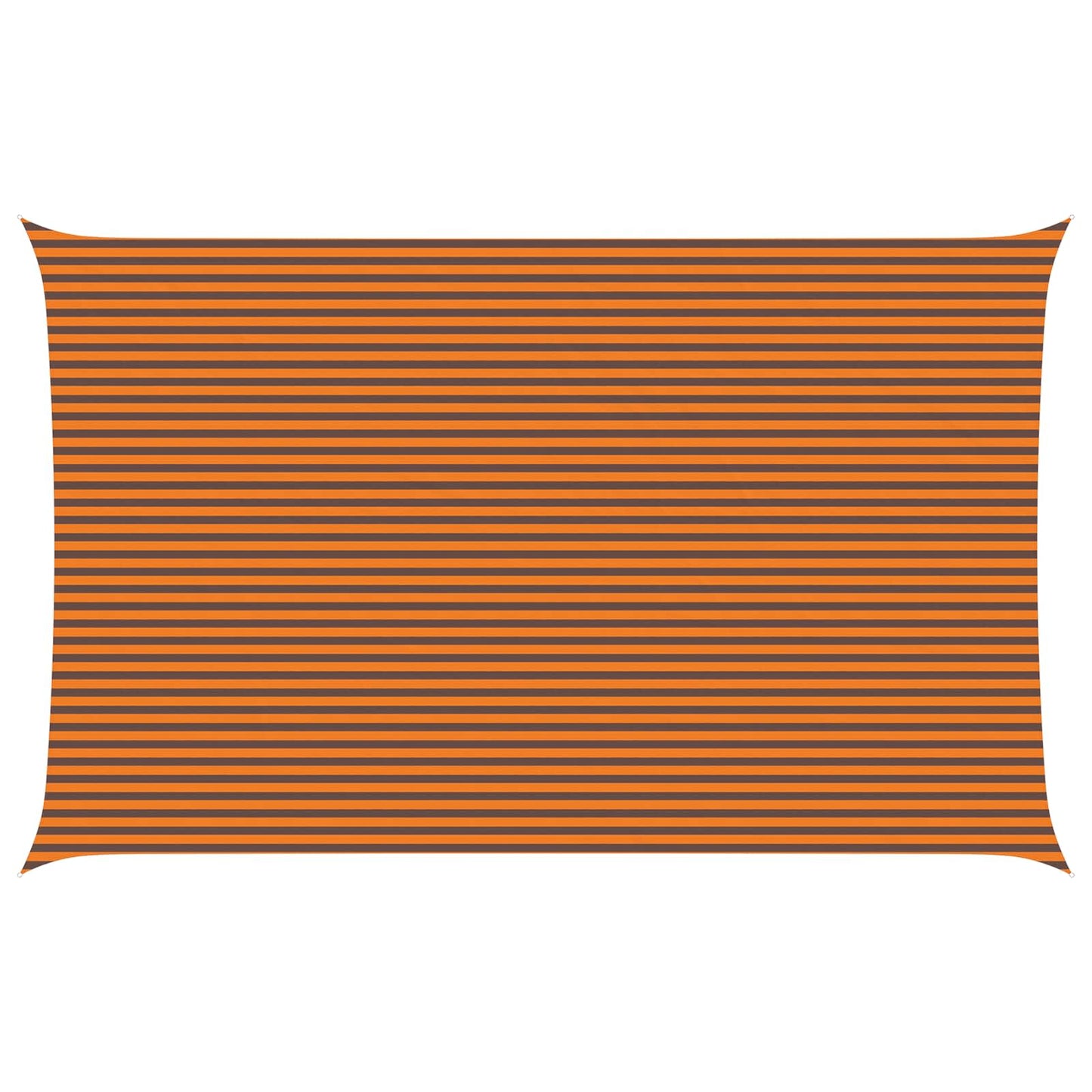 Solskygge sejl Orange og Brun 5 x 8 m 100% polyester Oxford