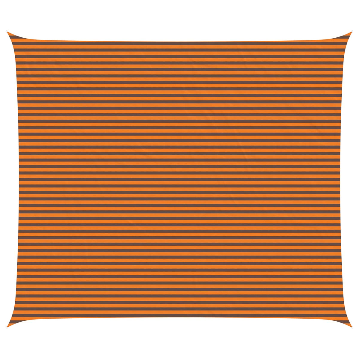 Solskygge sejl Orange og Brun 6 x 7 m 100% polyester Oxford