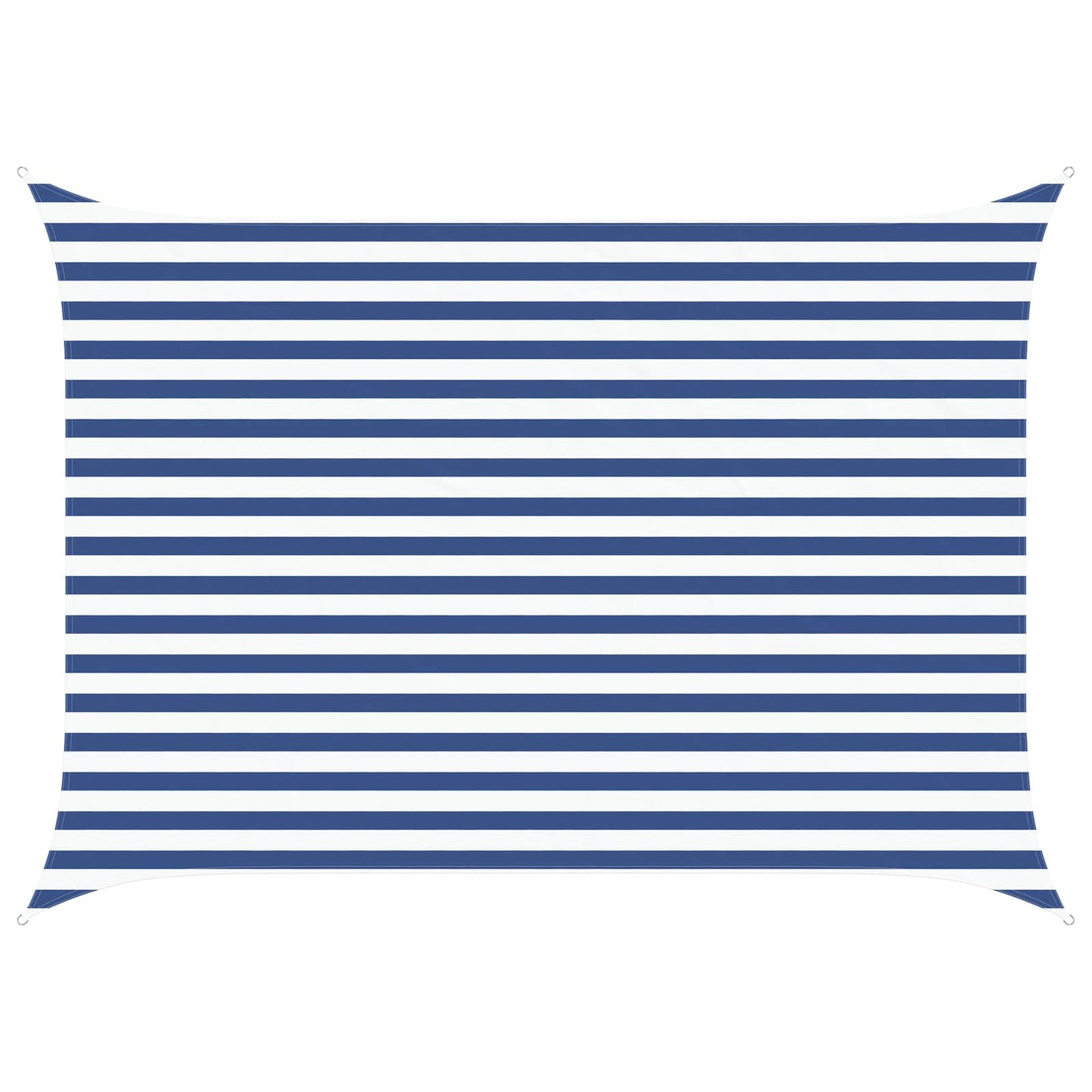 Solskygge sejl Blå og Hvid 2,5 x 3,5 m 100% polyester Oxford
