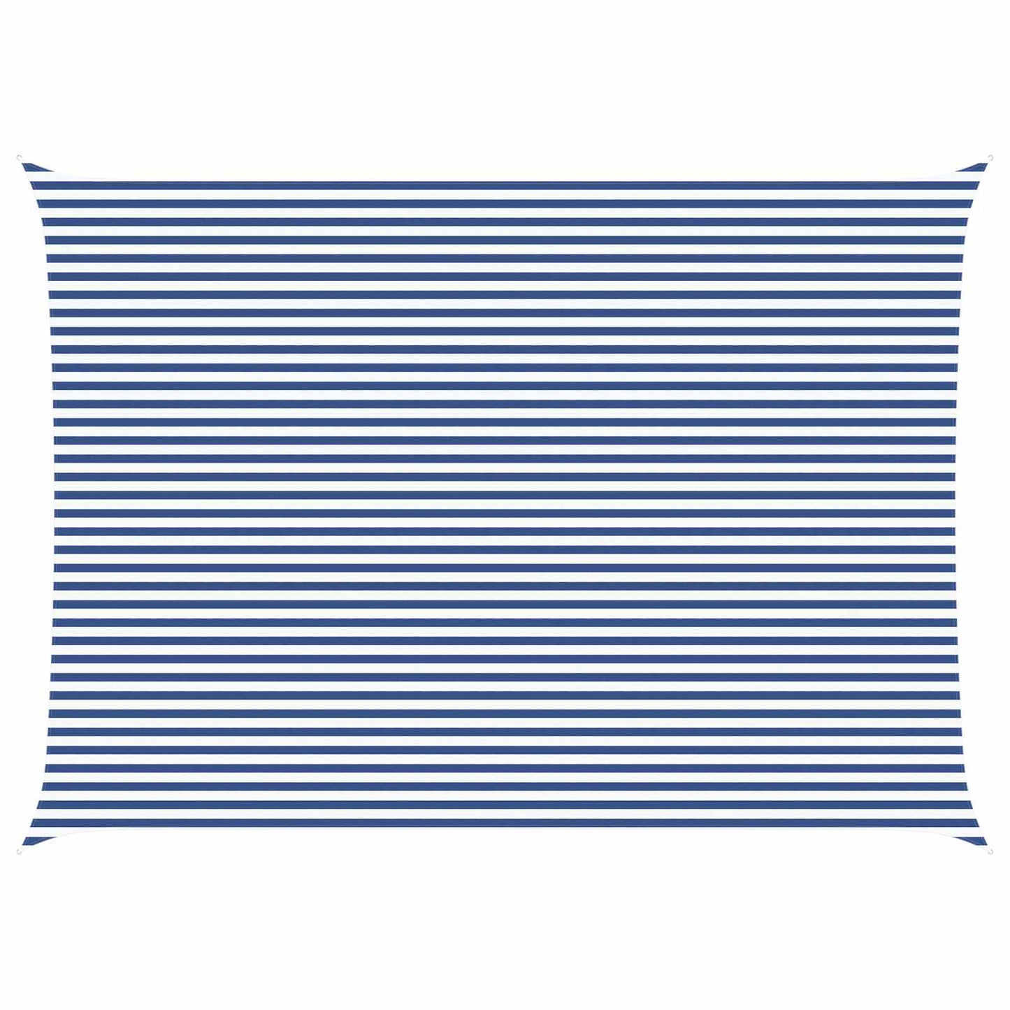 Solskygge sejl Blå og Hvid 5 x 7 m 100% polyester Oxford
