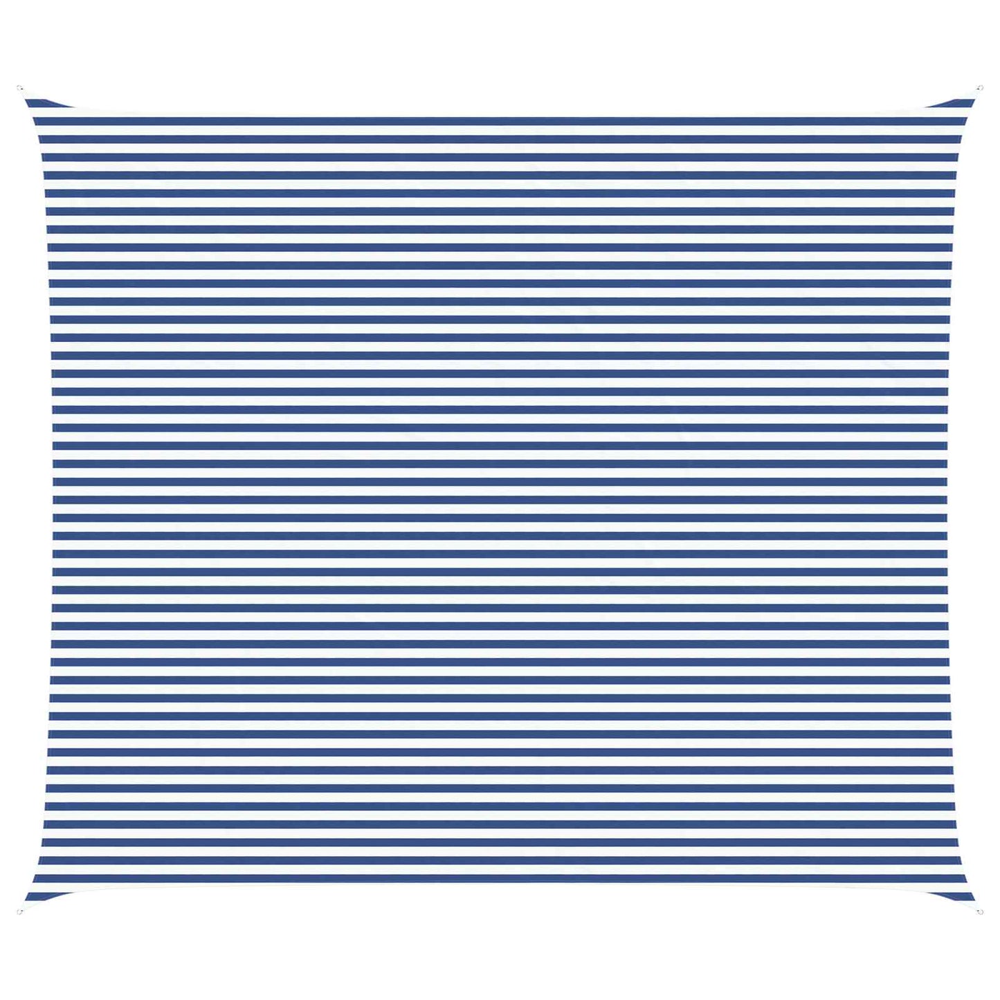 Solskygge sejl Blå og Hvid 7 x 6 m 100% polyester Oxford