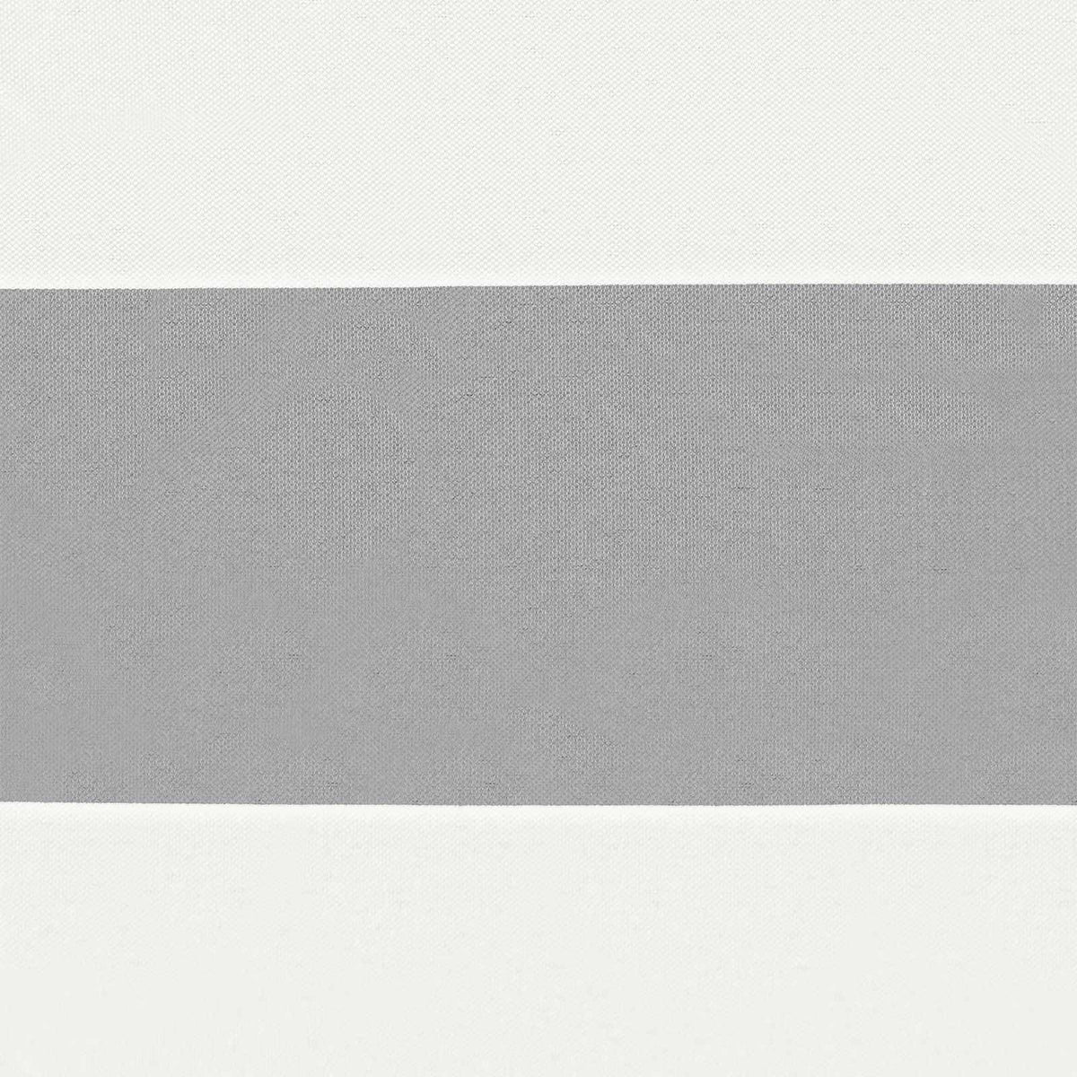 Solskygge sejl Lys Grå og Hvid 4 x 2,5 m 100% polyester Oxford