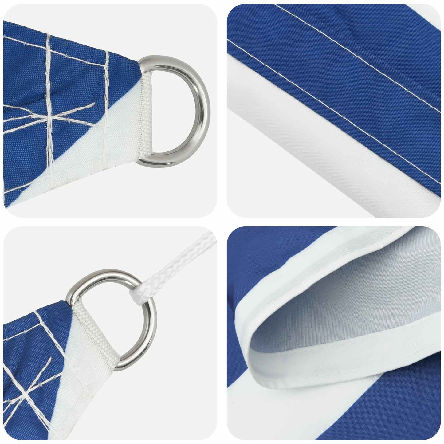 Solskygge sejl 4,5 x 4,5 x 4,5 m 100% polyester Oxford